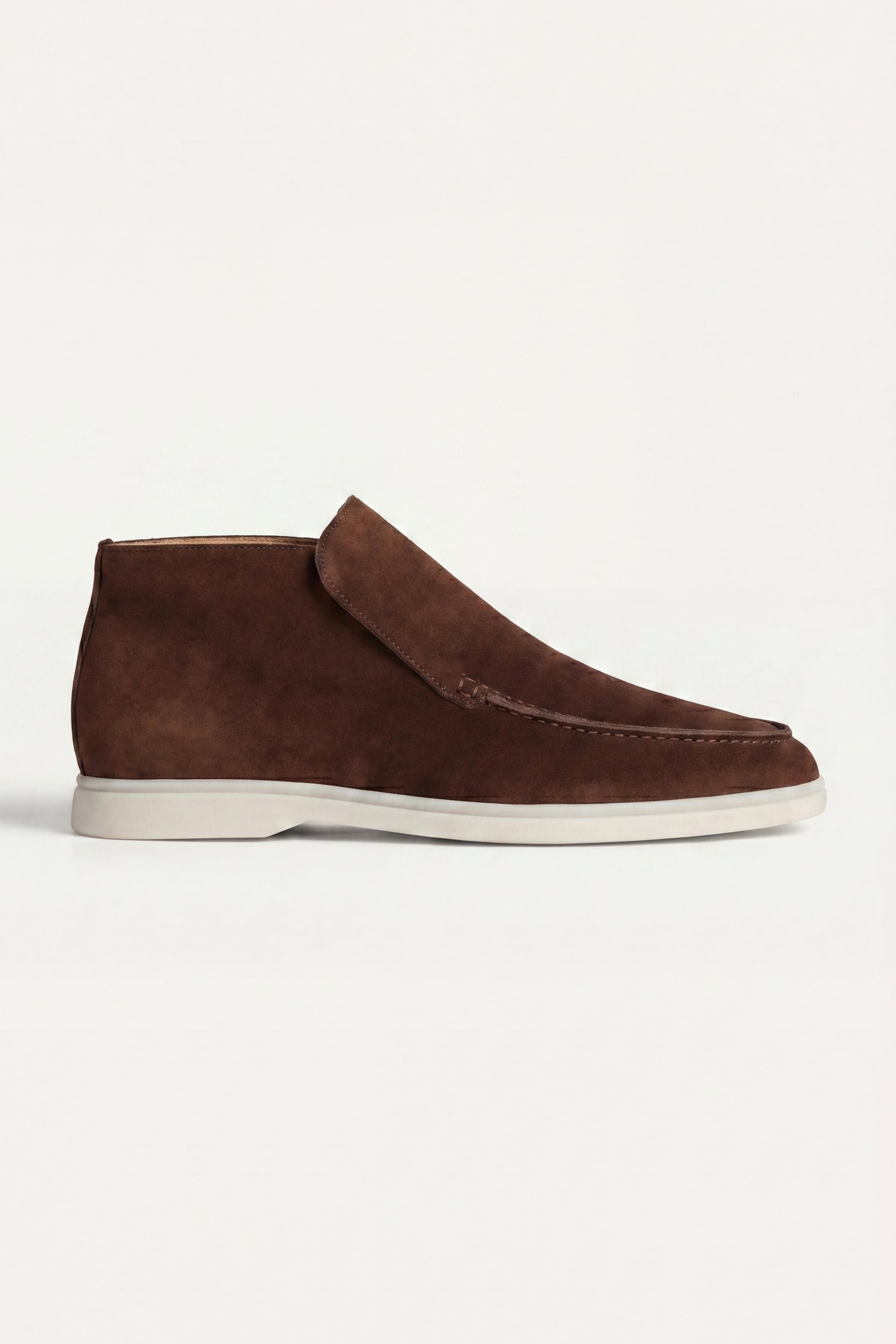 Milano City Loafer Suede Dark Brown