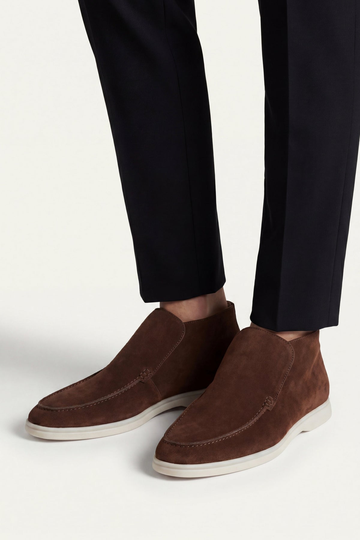 Milano City Loafer Suede Dark Brown