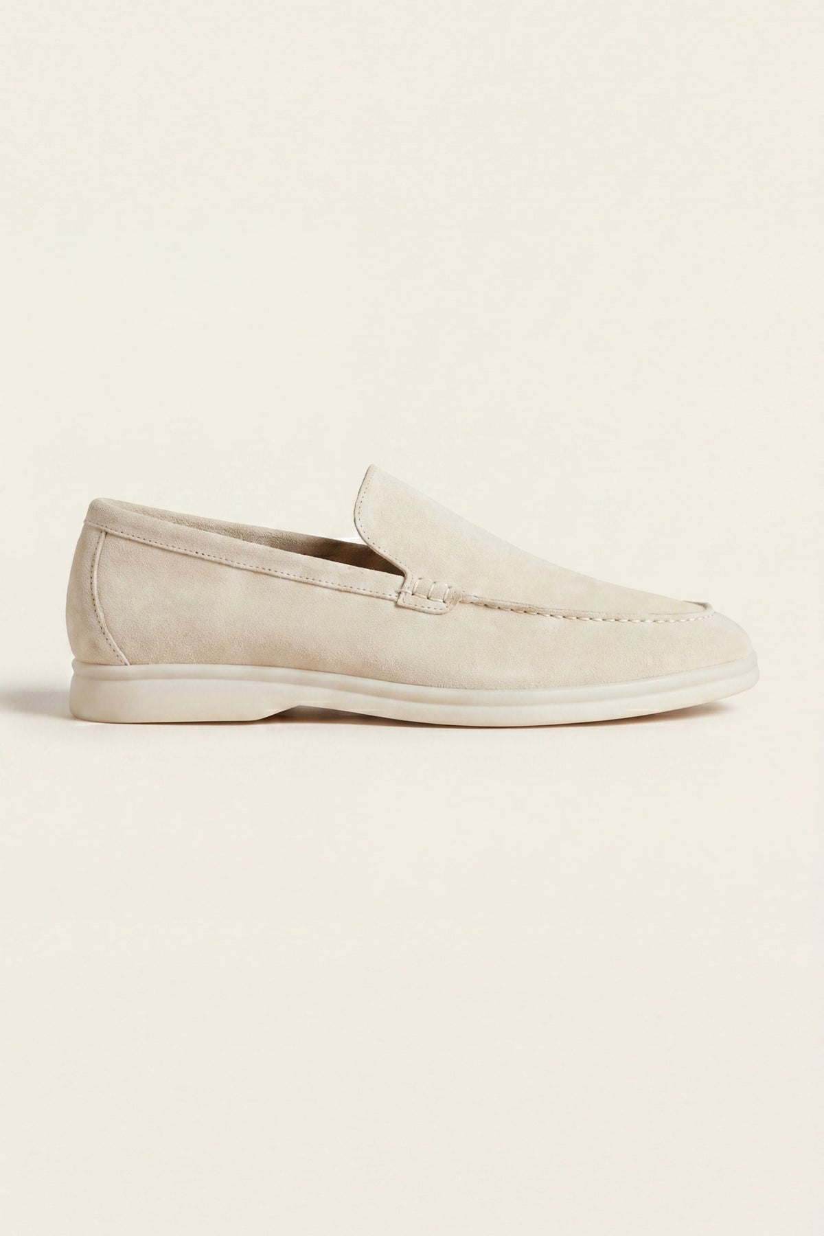 Milano Classic Loafer Suede Sand Beige