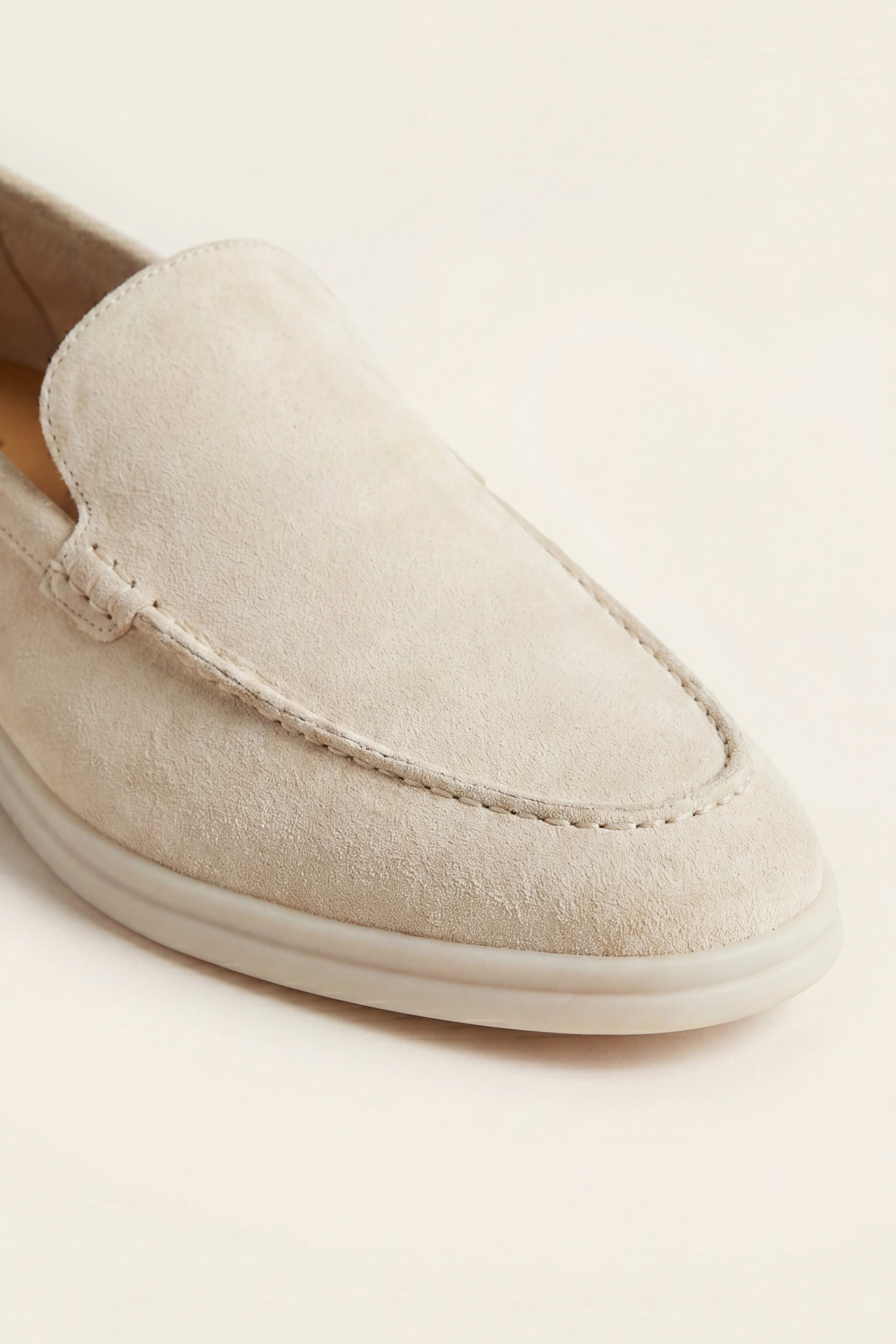 Milano Classic Loafer Suede Sand Beige