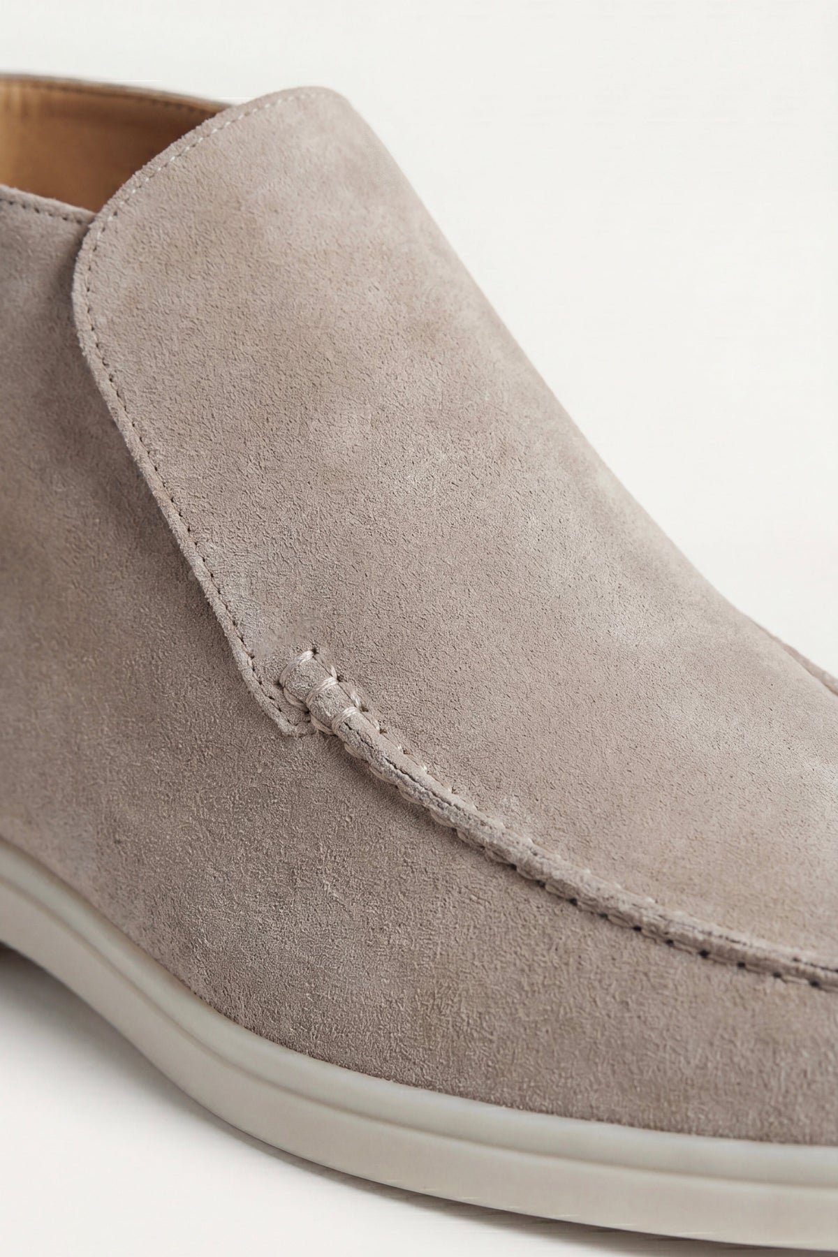 Milano City Loafer Suede Light Taupe