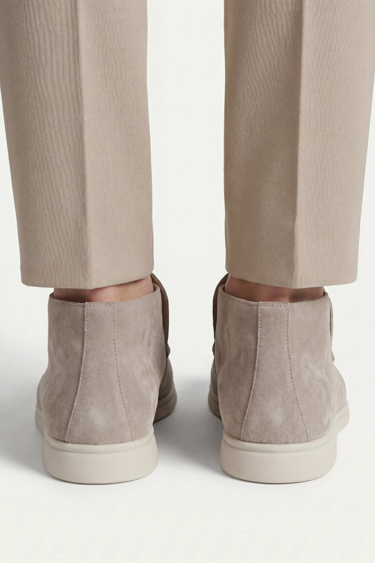 Milano City Loafer Suede Light Taupe