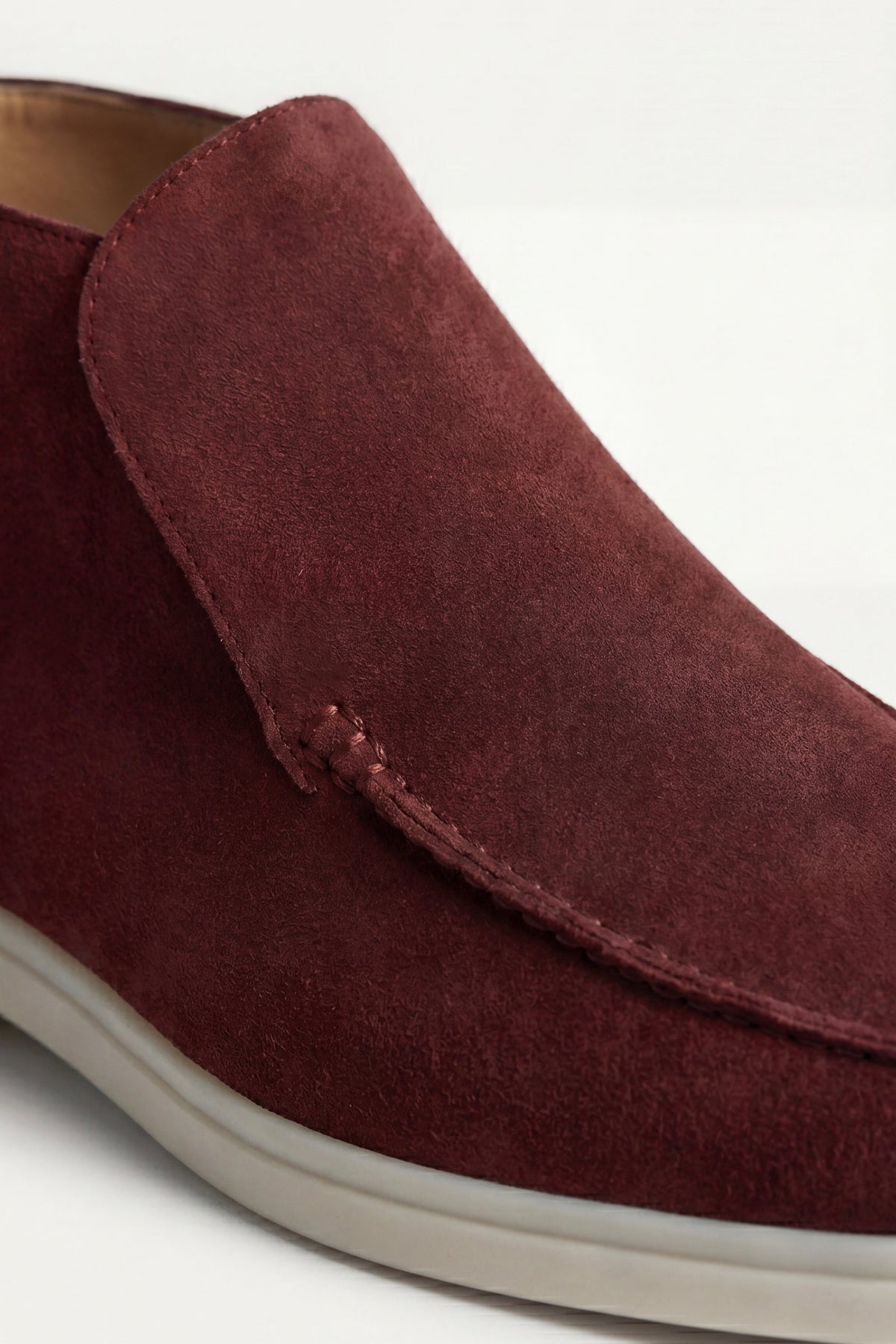 Milano City Loafer Suede Burgundy Red