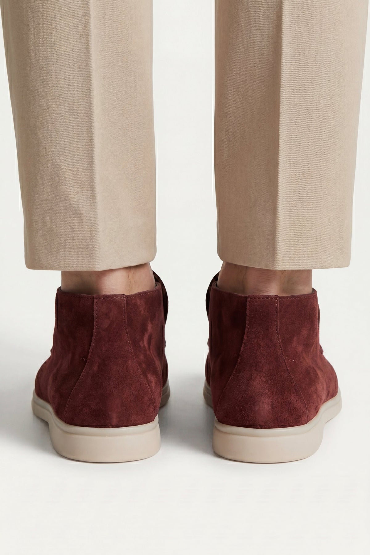 Milano City Loafer Suede Burgundy Red