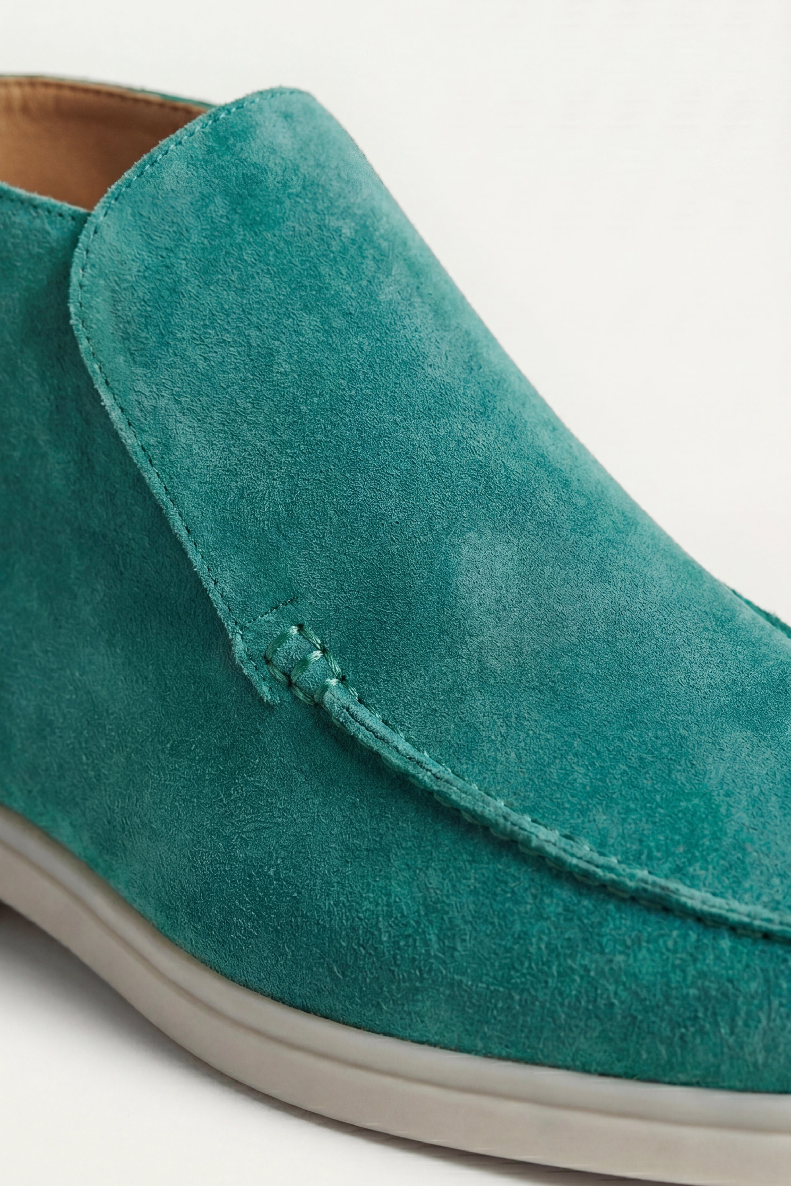 Milano City Loafer Suede Teal Green
