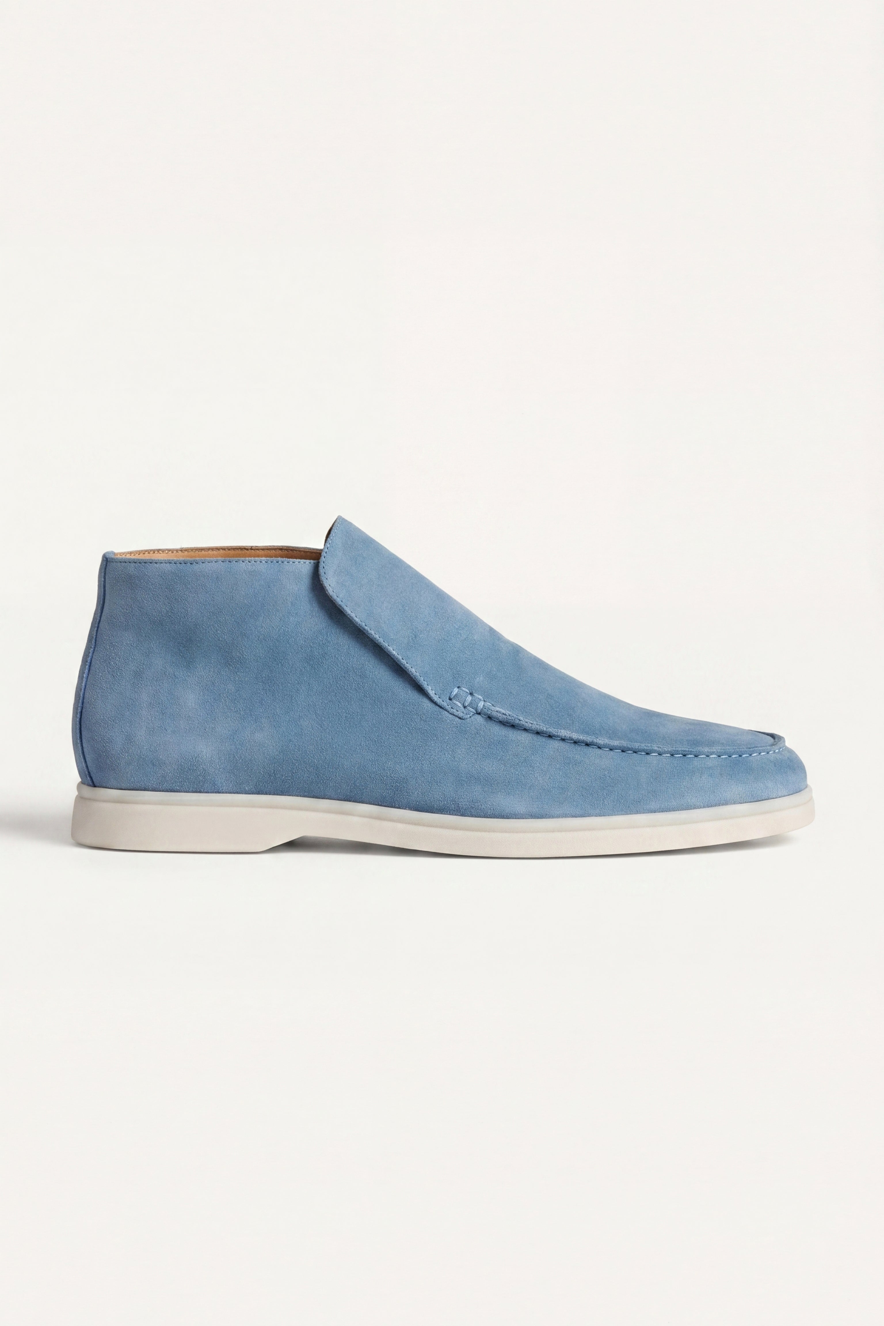 Milano City Loafer Suede Light Blue