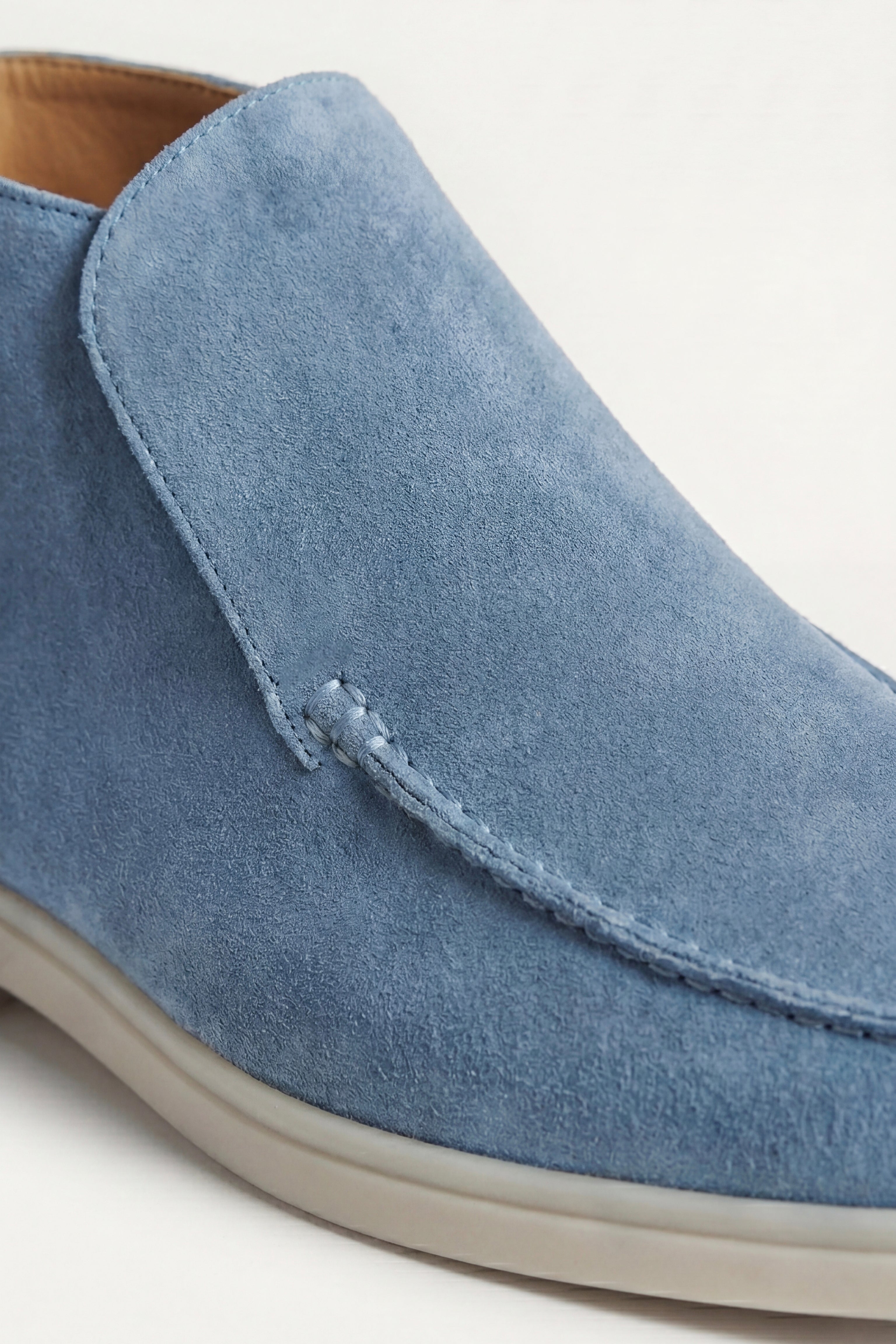 Milano City Loafer Suede Light Blue
