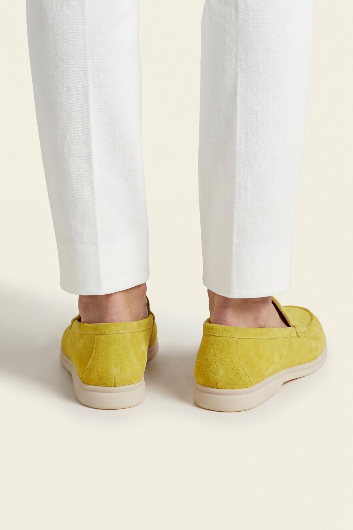 Milano Classic Loafer Suede Mustard Yellow