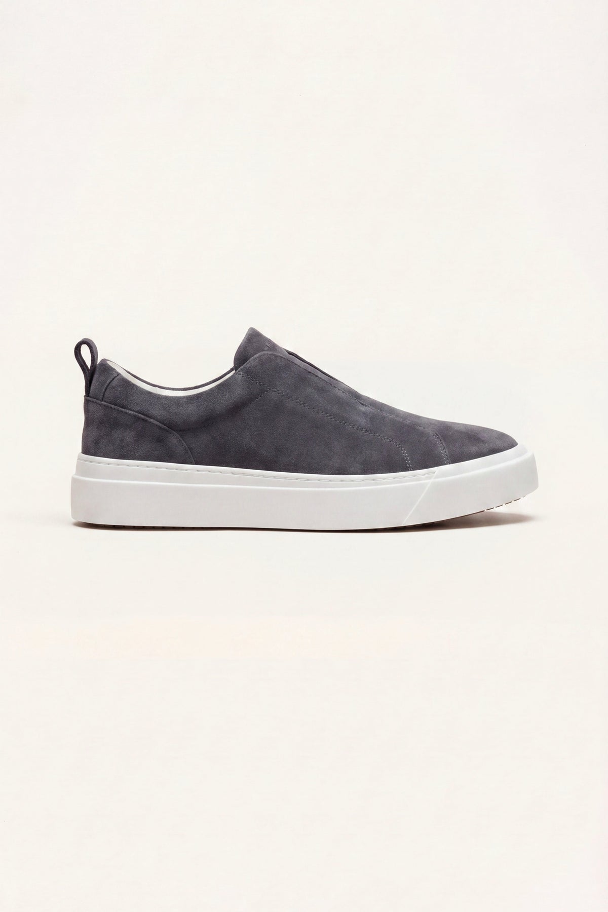 Ancona Suede Slip-On Dark Grey