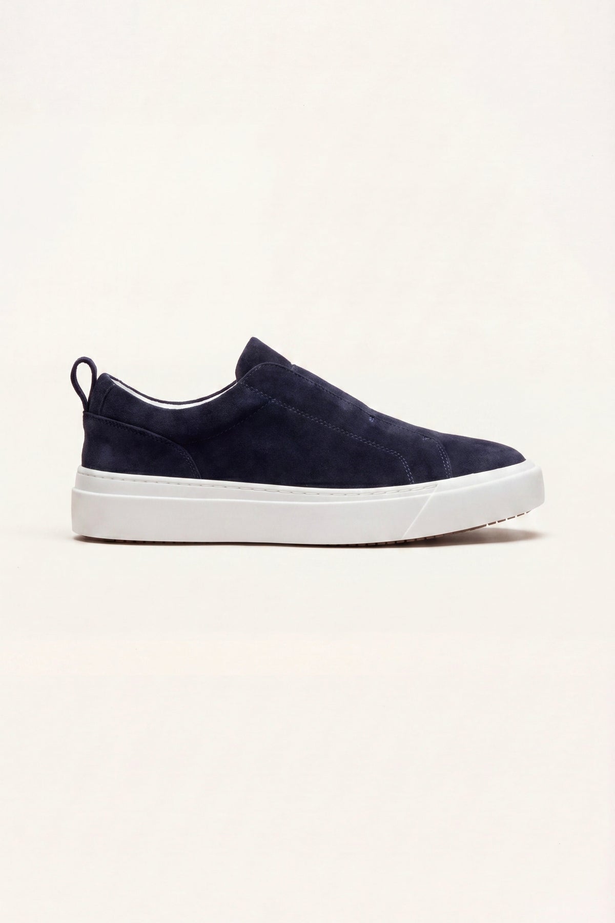 Ancona Suede Slip-On Navy Blue