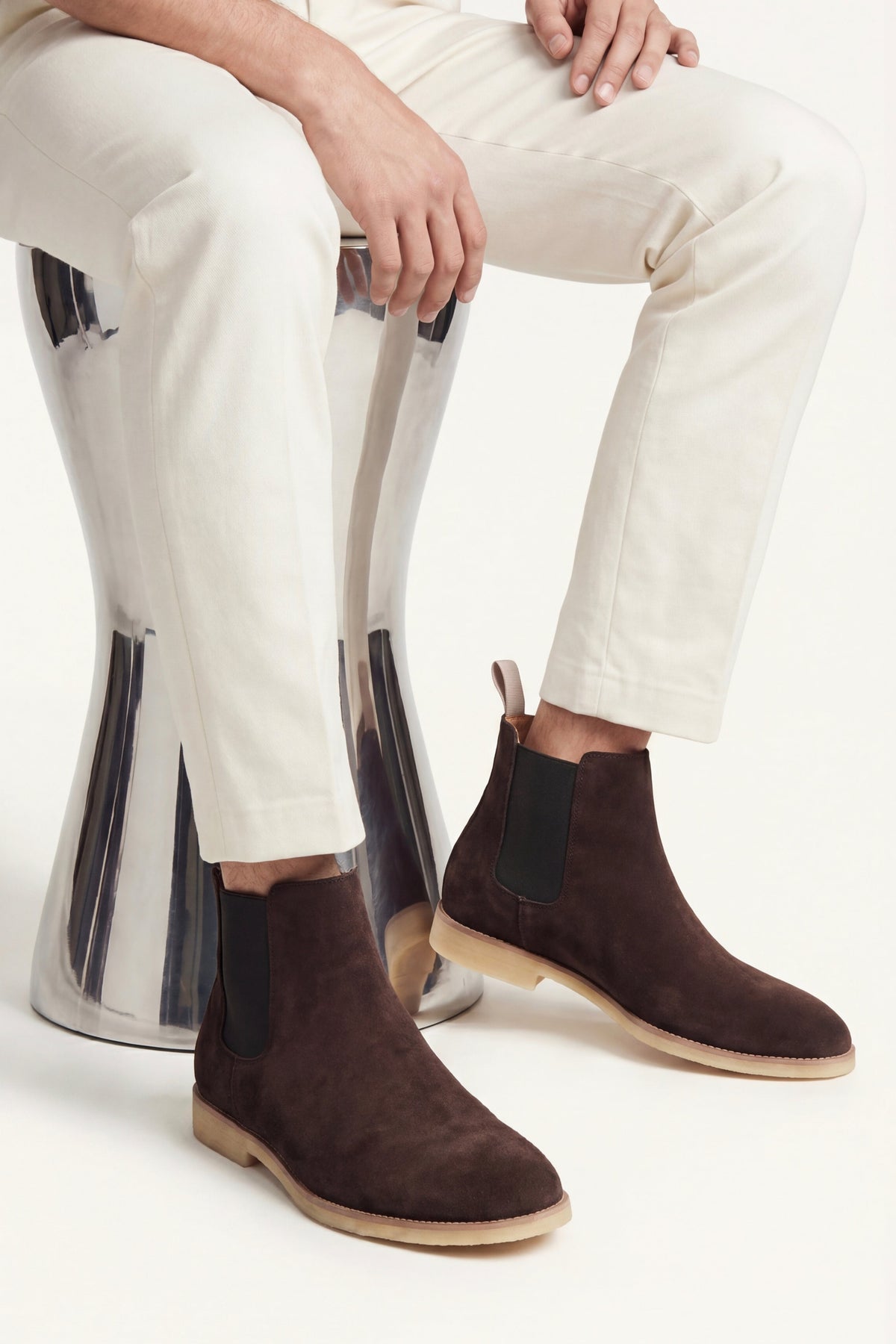 Cortina Suede Boot Dark Brown