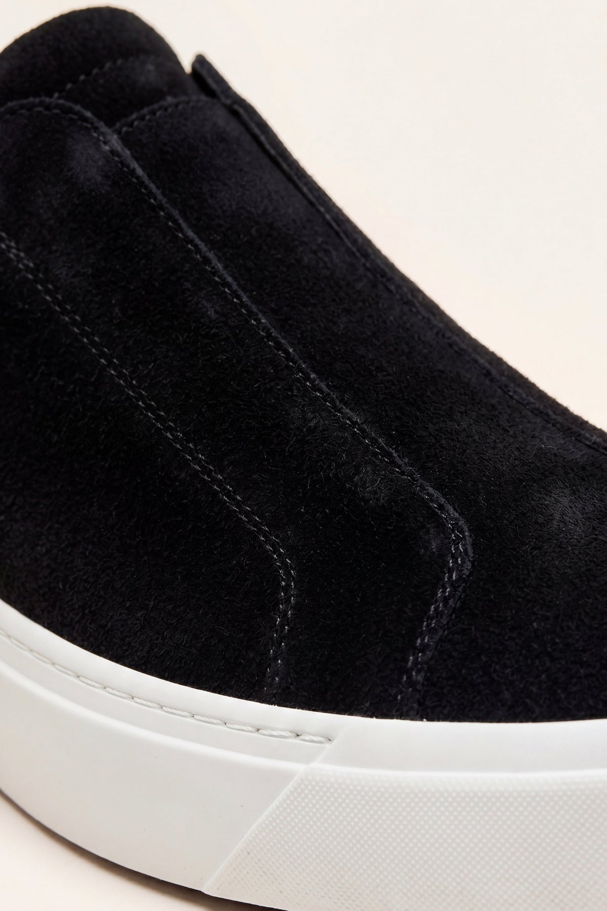 Ancona Suede Slip-On Black
