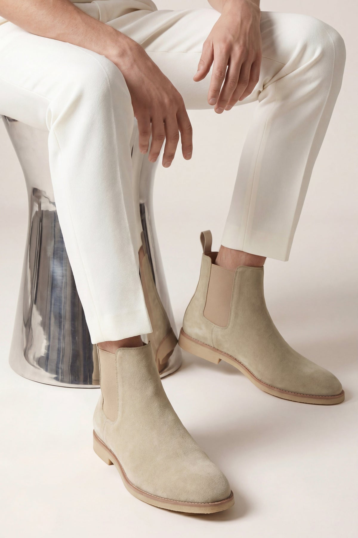 Cortina Suede Boot Sand Beige
