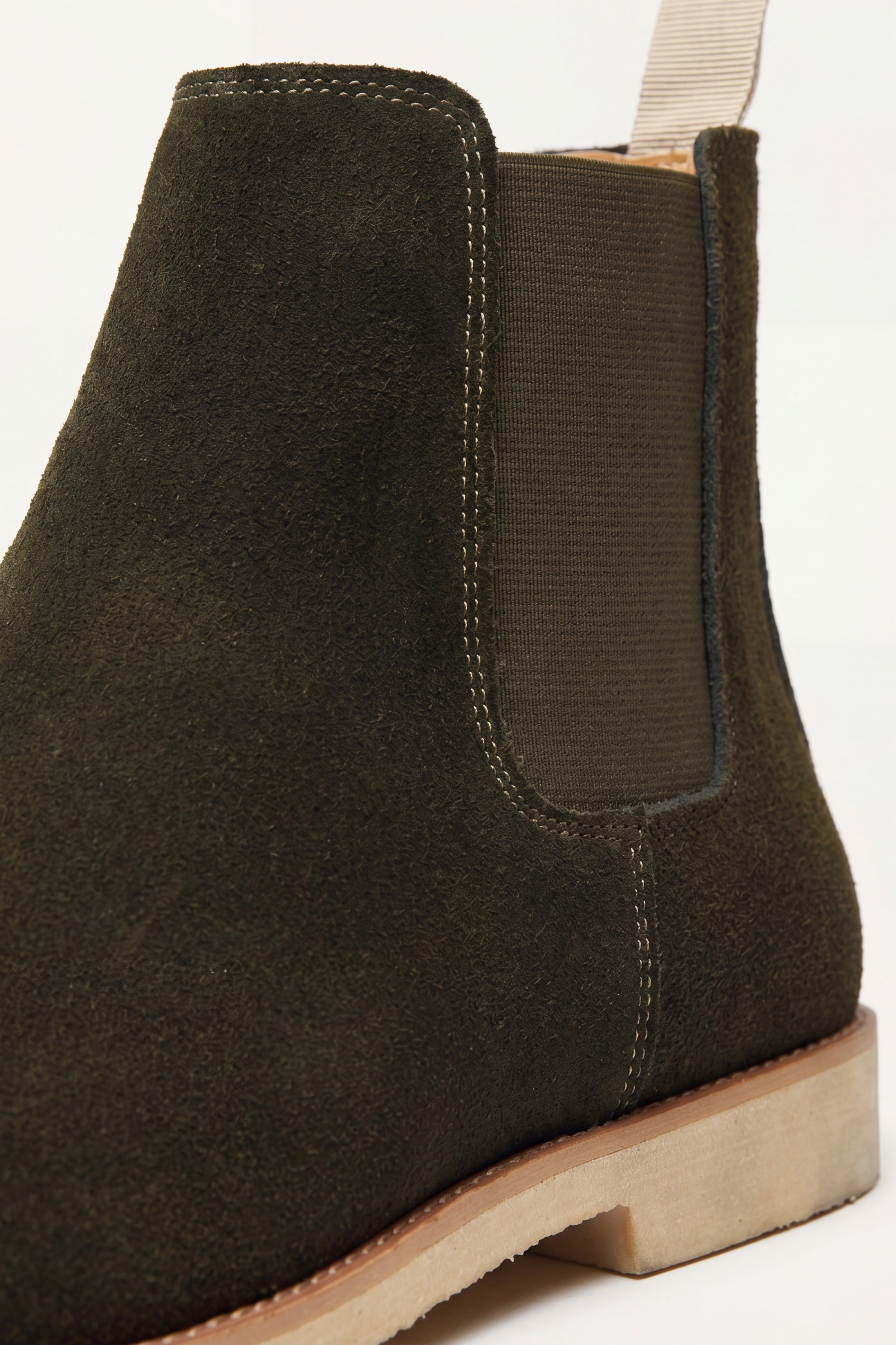 Cortina Suede Boot Olive Green