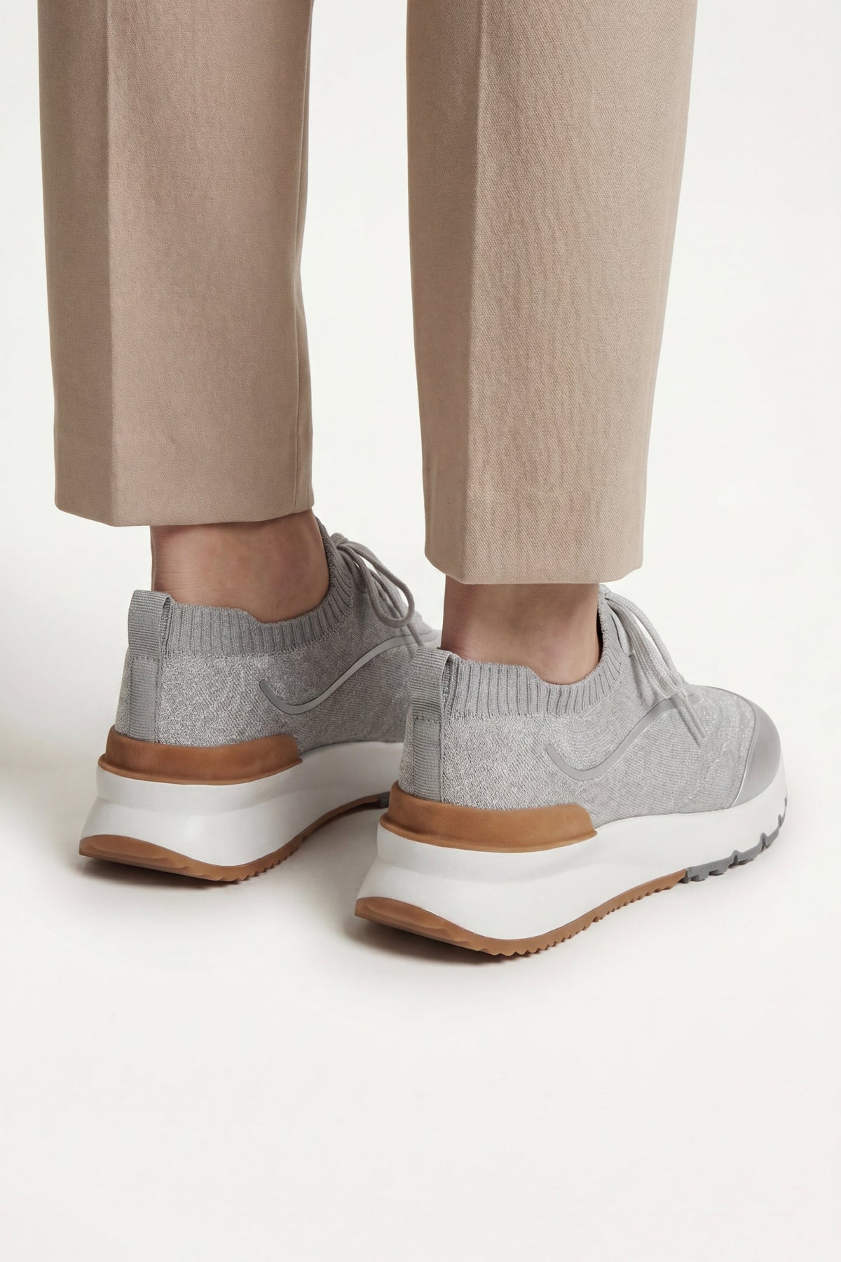Firenze Knit Runner Light Grey