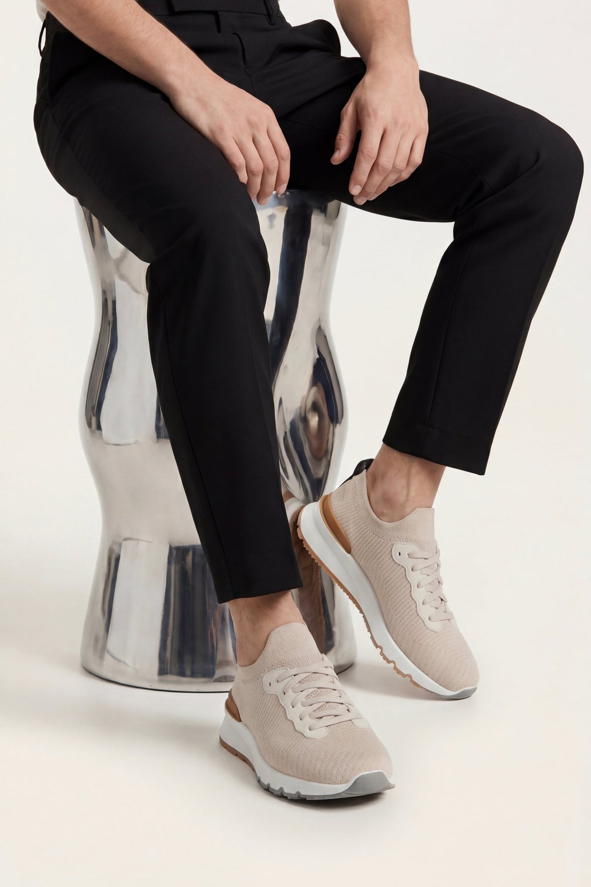 Vicenza Mesh Runner Sand Beige