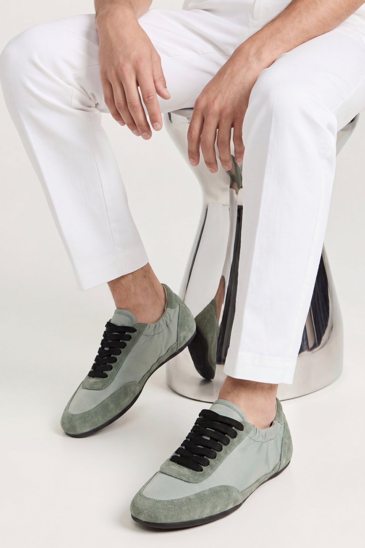 Rapallo Nylon Sneaker Sage Green