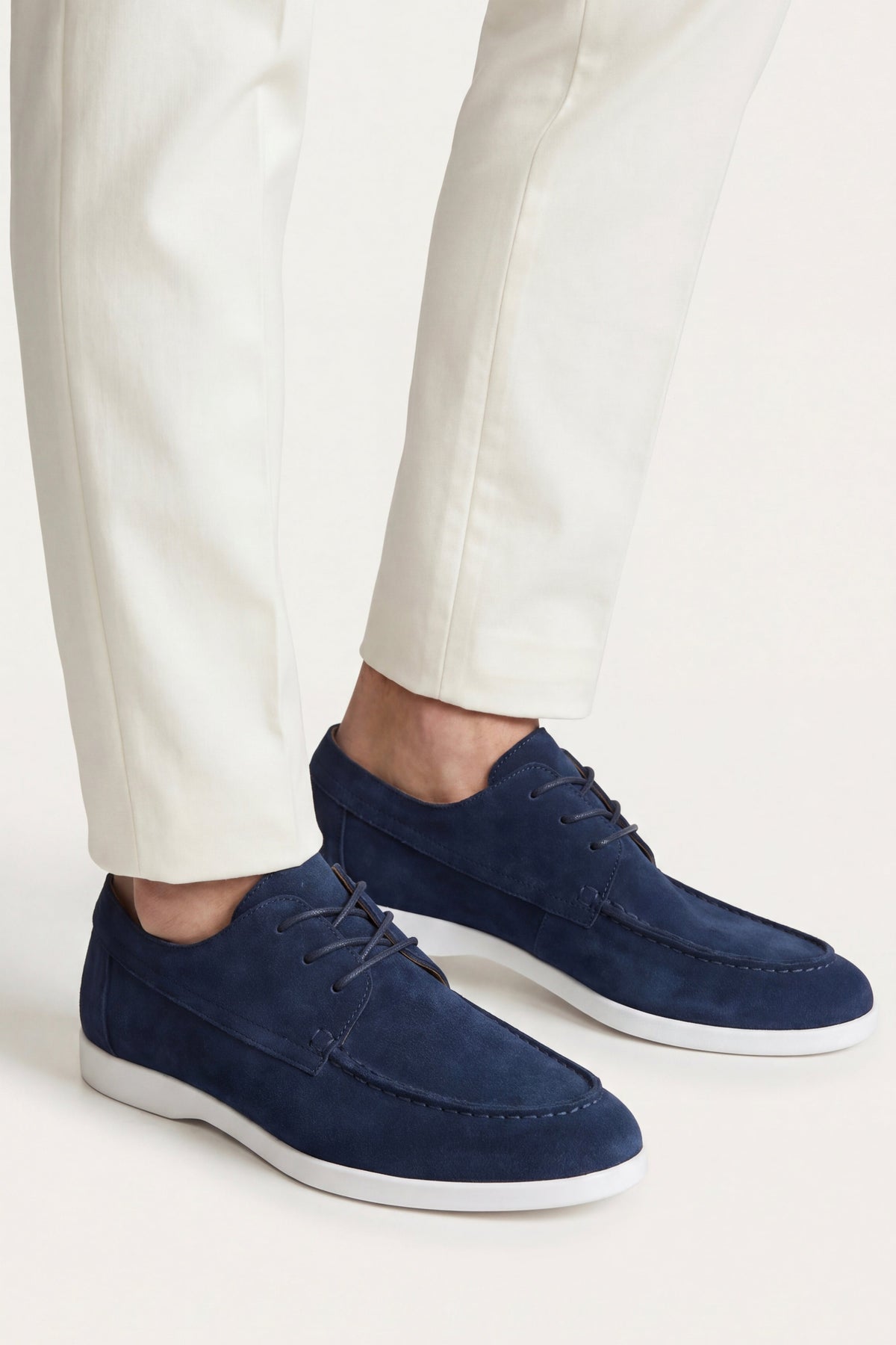 Rimini Suede Boat Shoe Navy Blue