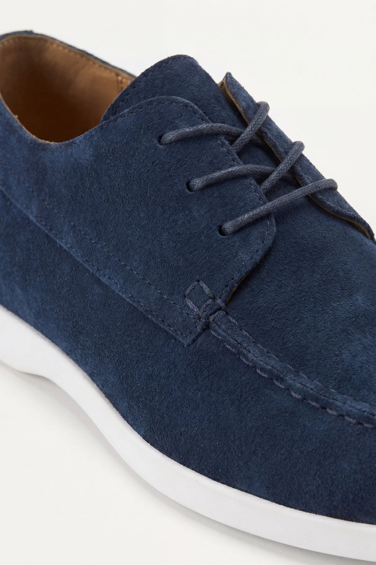 Rimini Suede Boat Shoe Navy Blue