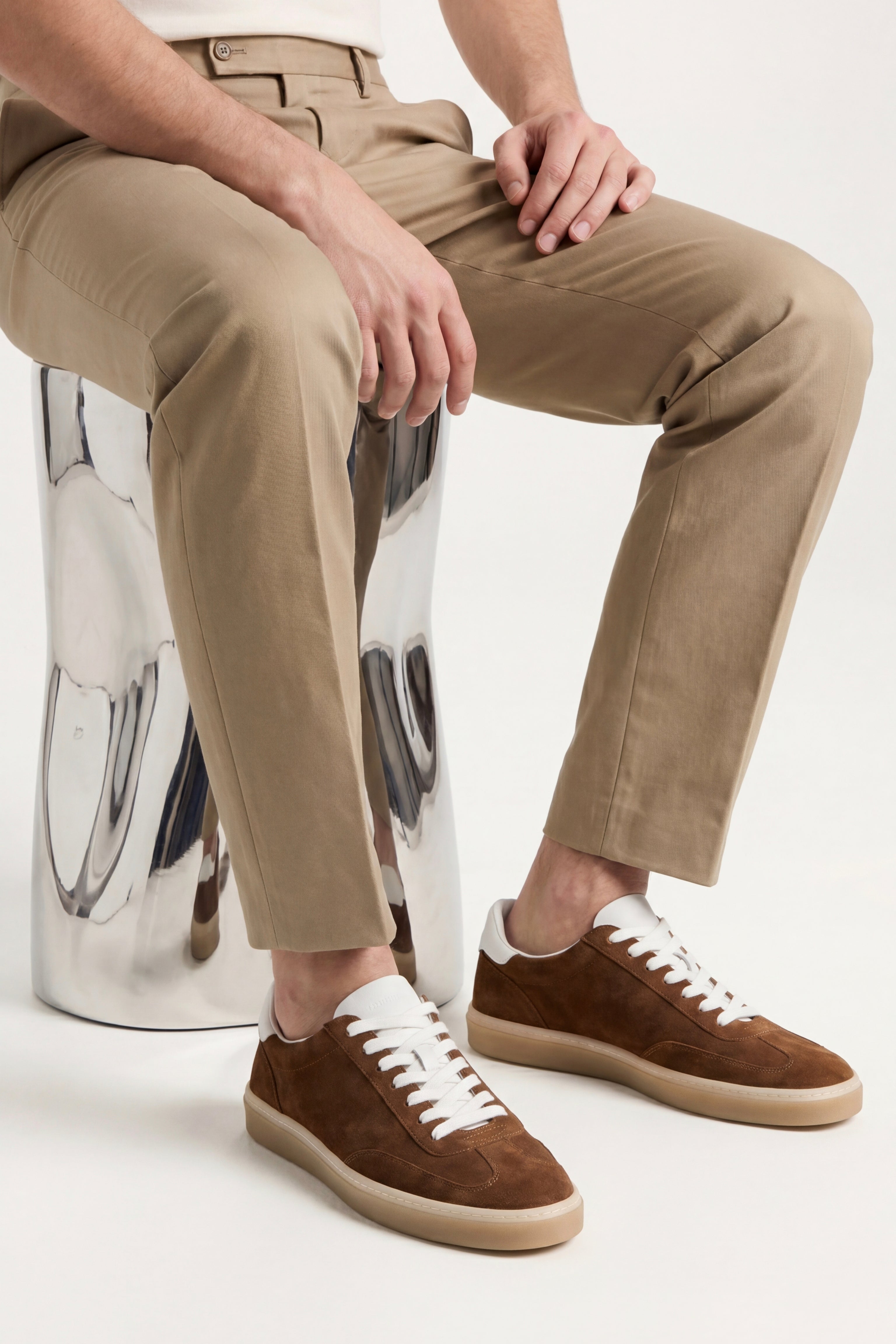 Torino Suede Sneaker Cognac Brown
