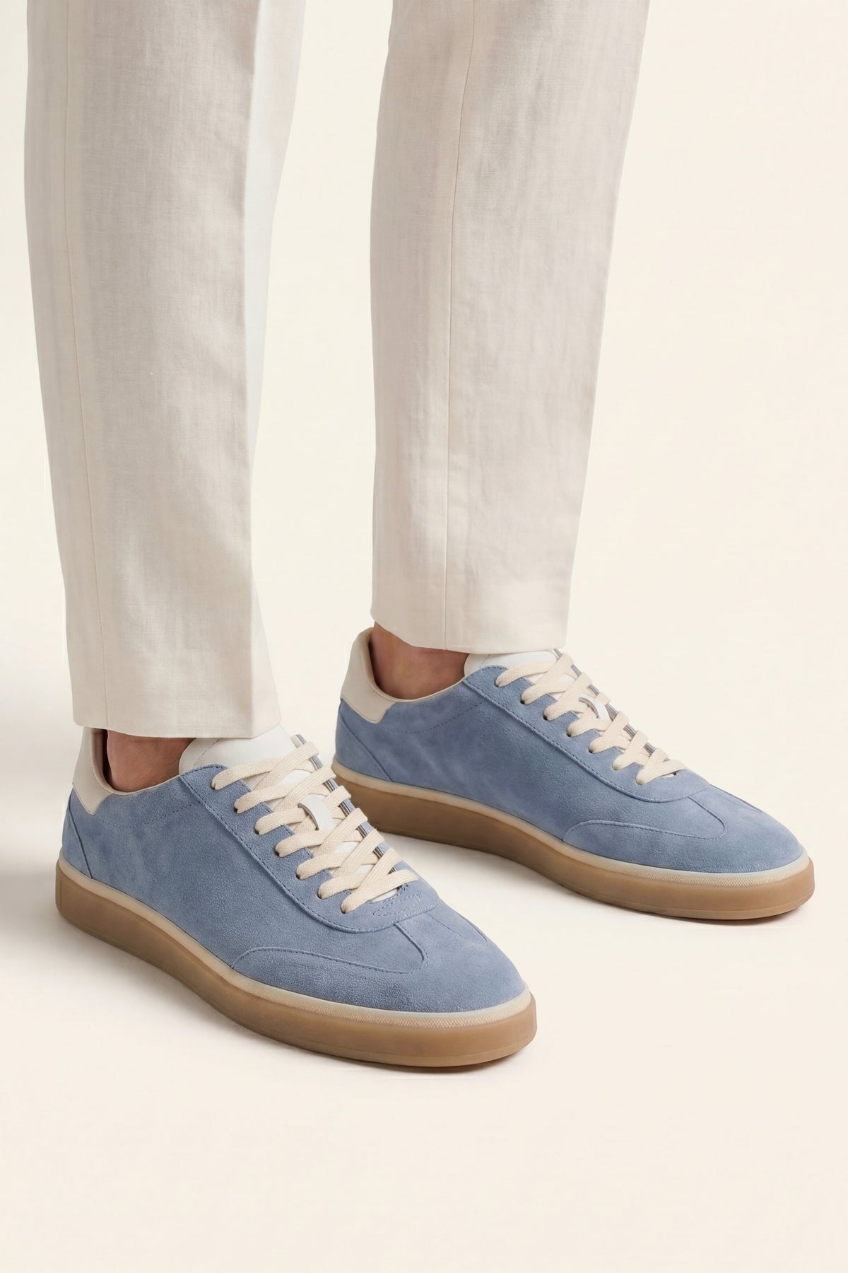 Torino Suede Sneaker Light Blue