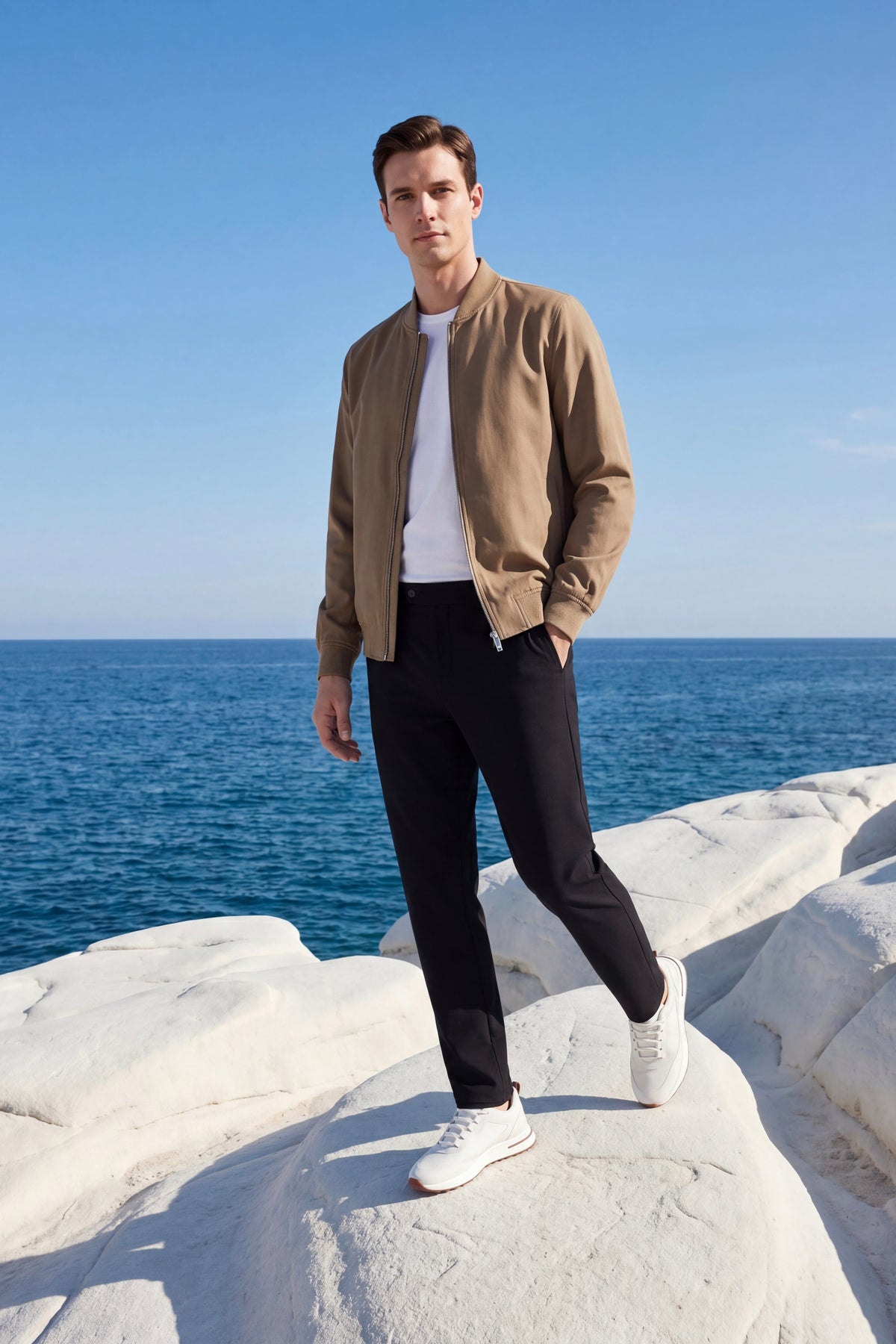 Rapallo Light Jacket Khaki
