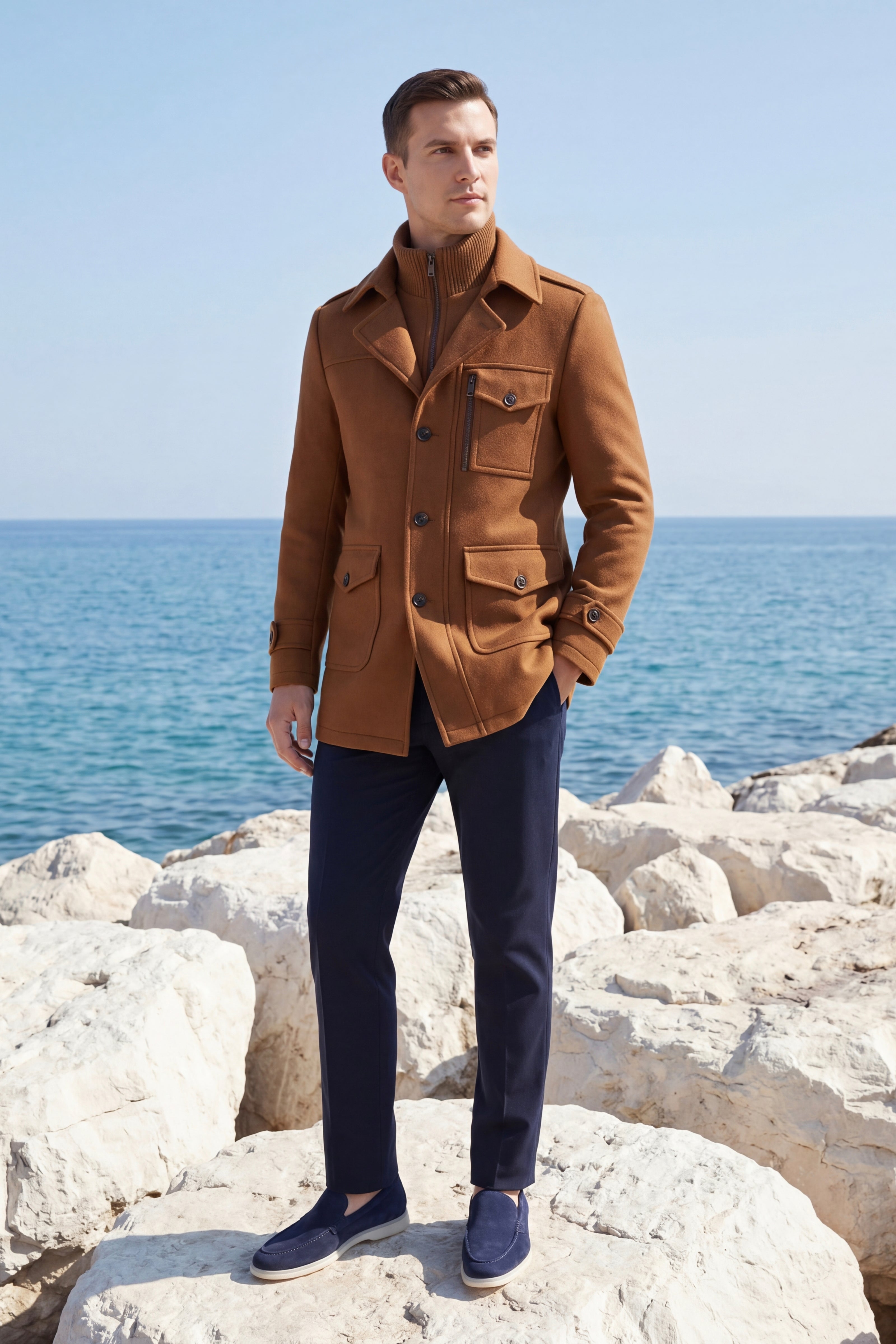Belluno Field Coat Ochre