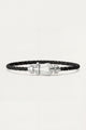 Bracciale Levanto Platinum Rope Onice Nero