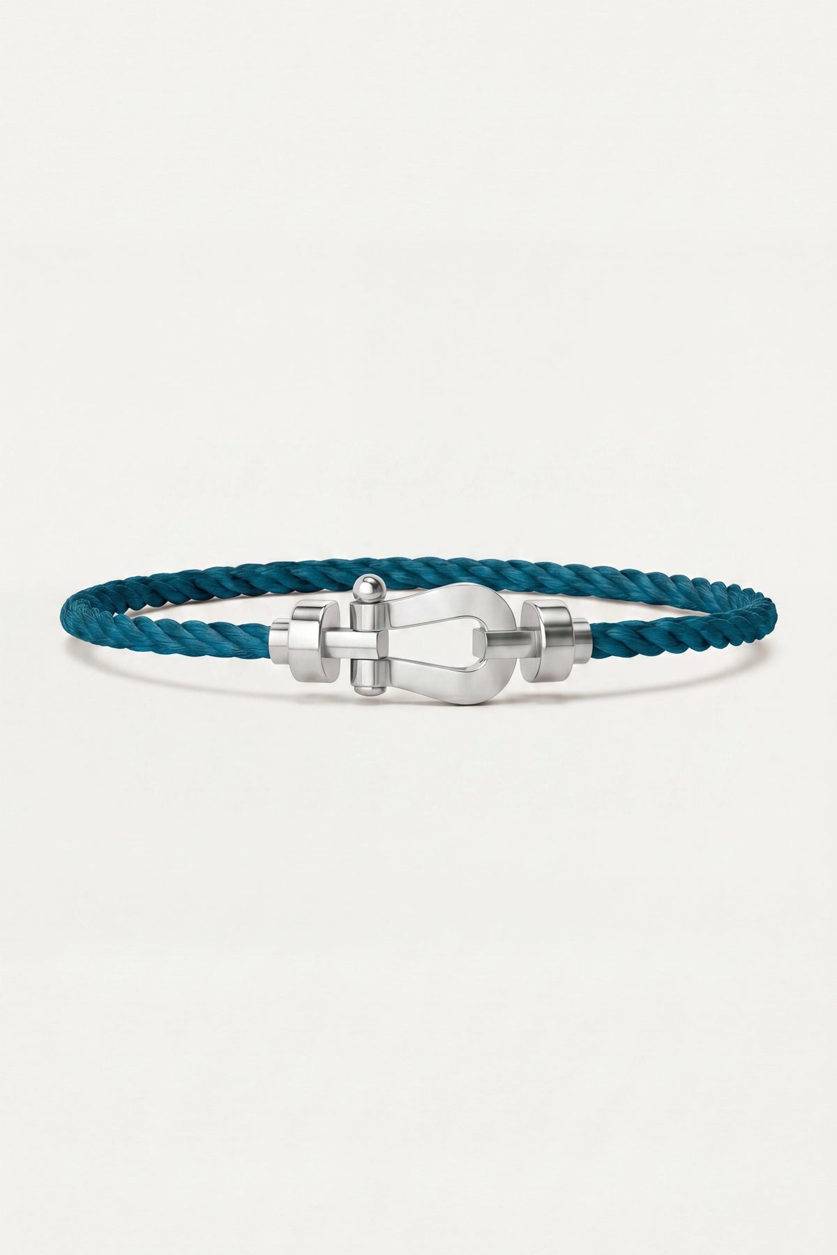 Levanto Platinum Rope Bracelet Turquoise