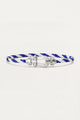 Bracciale Levanto Platinum Rope Blu/Bianco