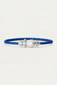Bracciale Levanto Platinum Rope Blu Reale