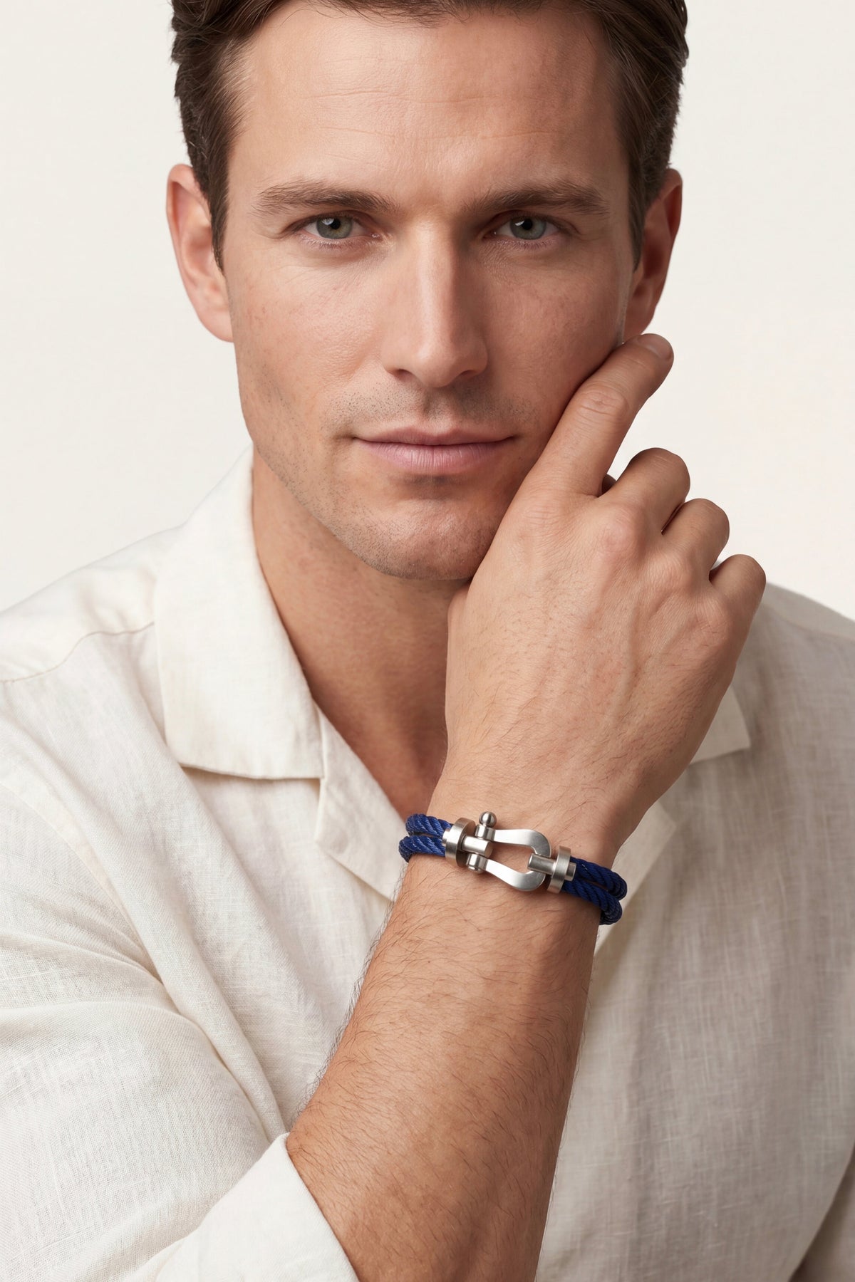 Camogli Dual Strand Bracelet Midnight Navy