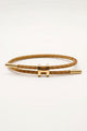 Bracciale intrecciato Rapallo Cammello