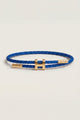 Bracciale Rapallo Intrecciato Blu Denim