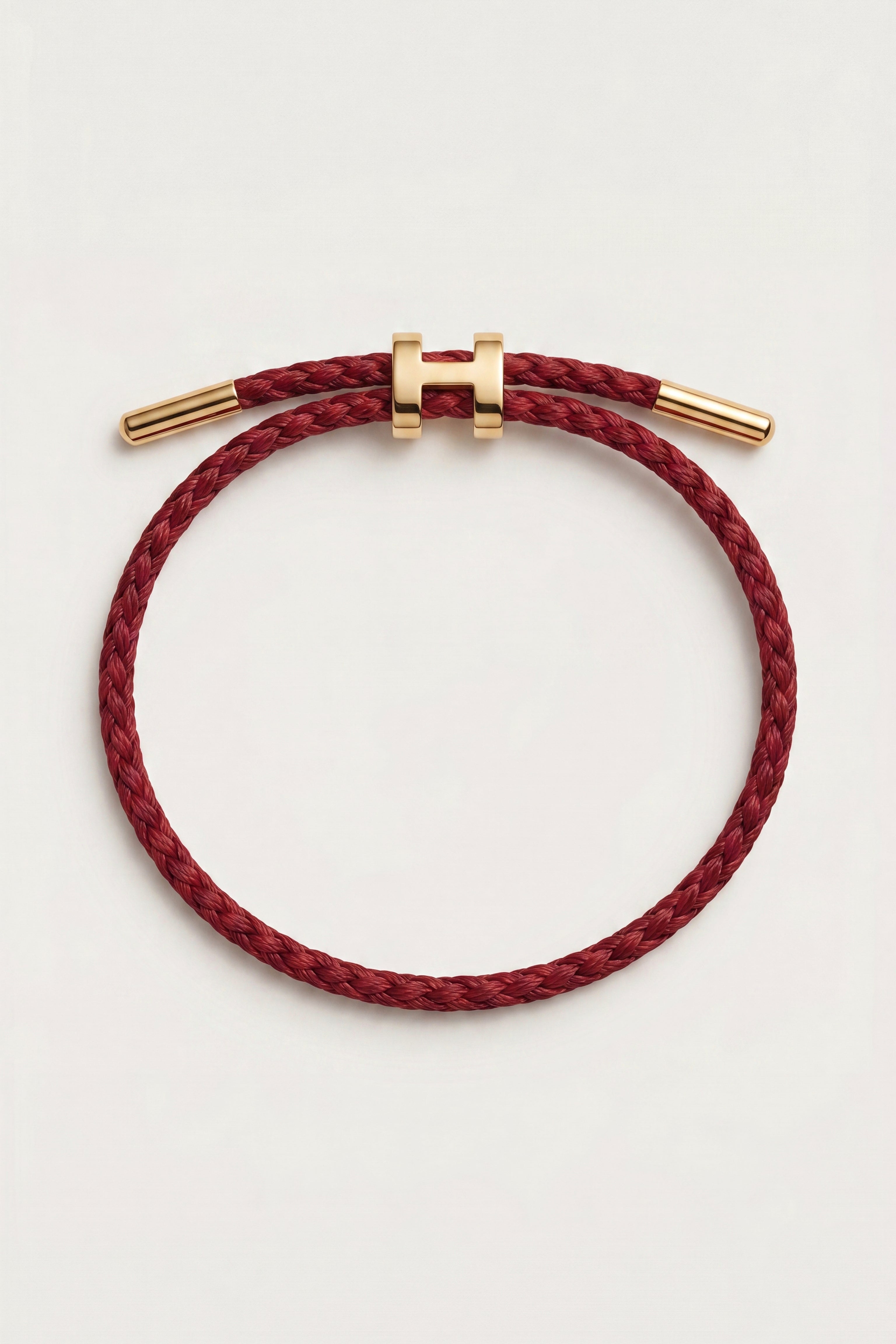 Rapallo Woven Bracelet Burgundy