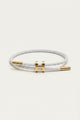 Bracciale Rapallo Intrecciato Bianco Gesso