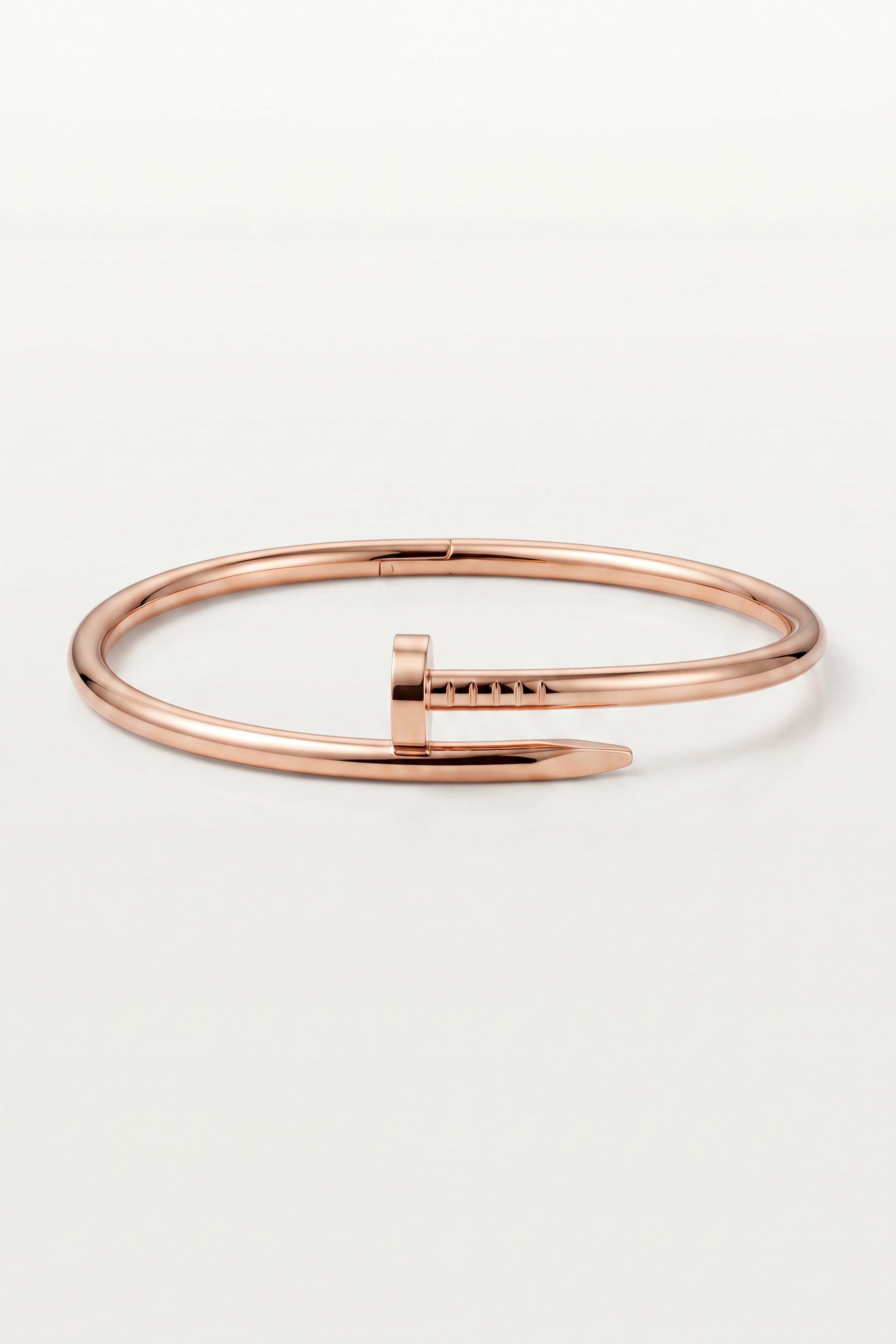 Bellagio Polished Sculpted Bracelet Rose Gold