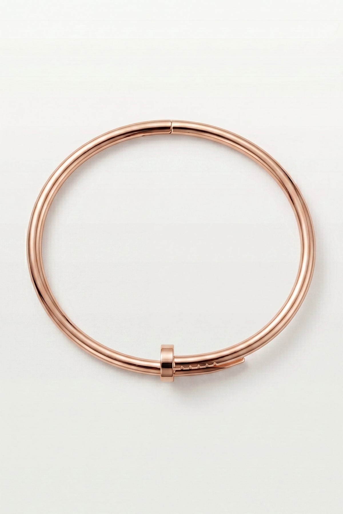 Bellagio Polished Sculpted Bracelet Rose Gold