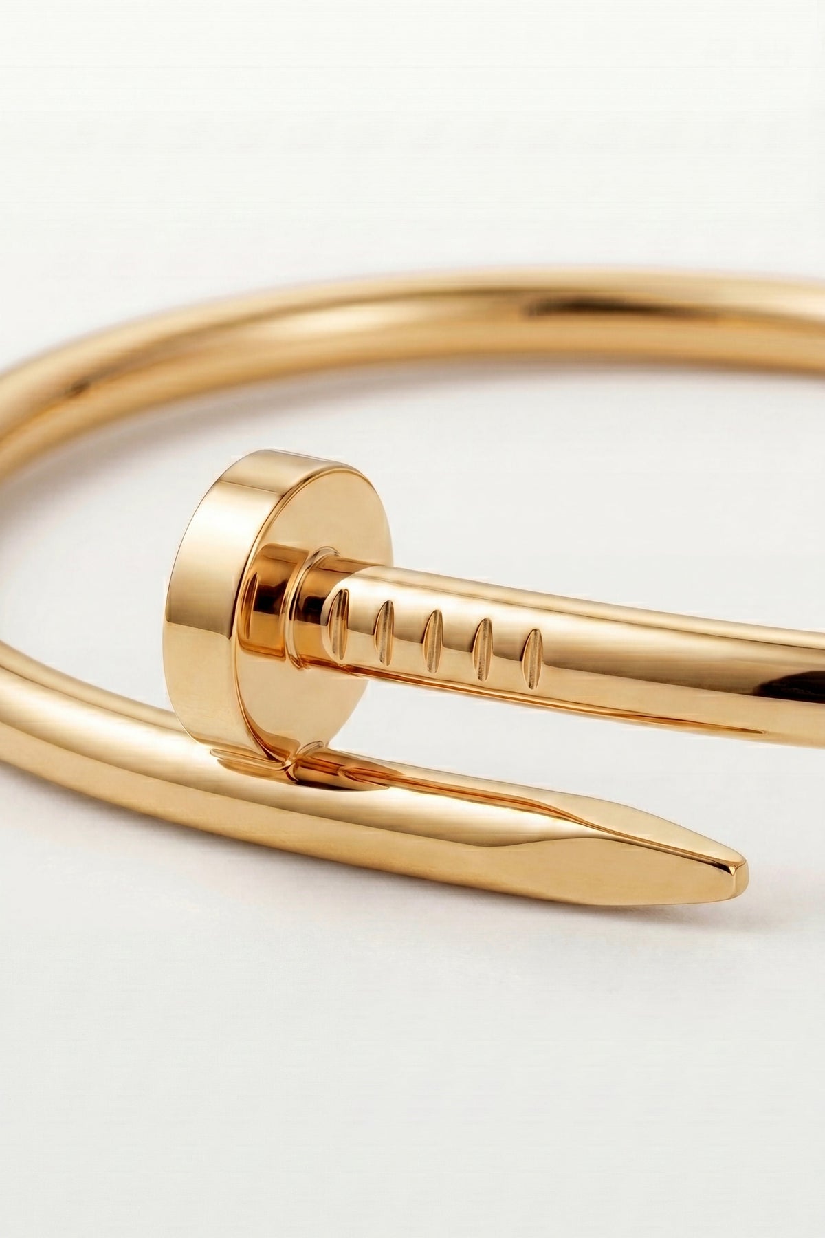 Bellagio Polished Sculpted Bracelet Gold