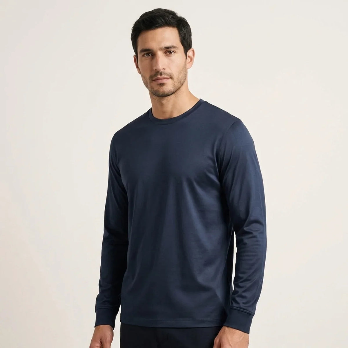 Verona Lustre Longsleeve Navy