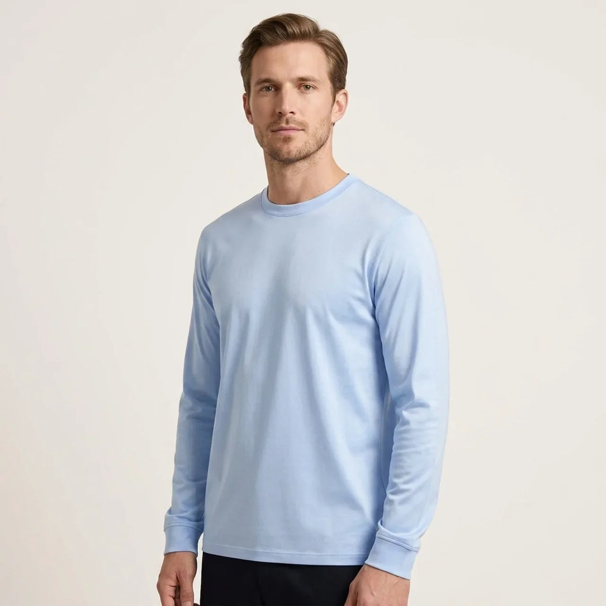 Verona Soft Lustre Longsleeve Baby Blue