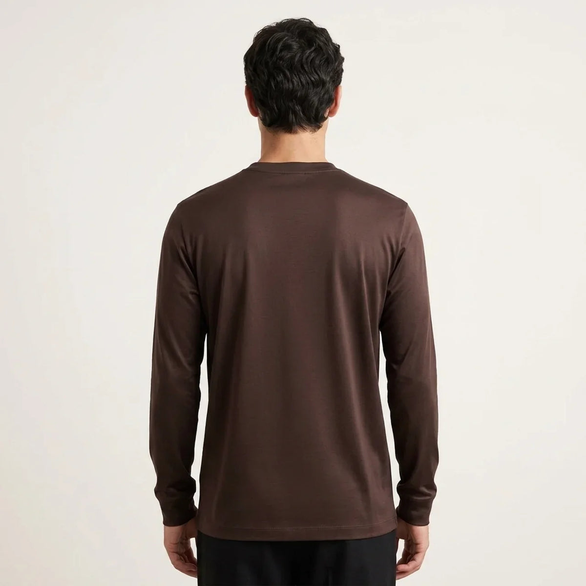 Verona Soft Lustre Longsleeve Espresso