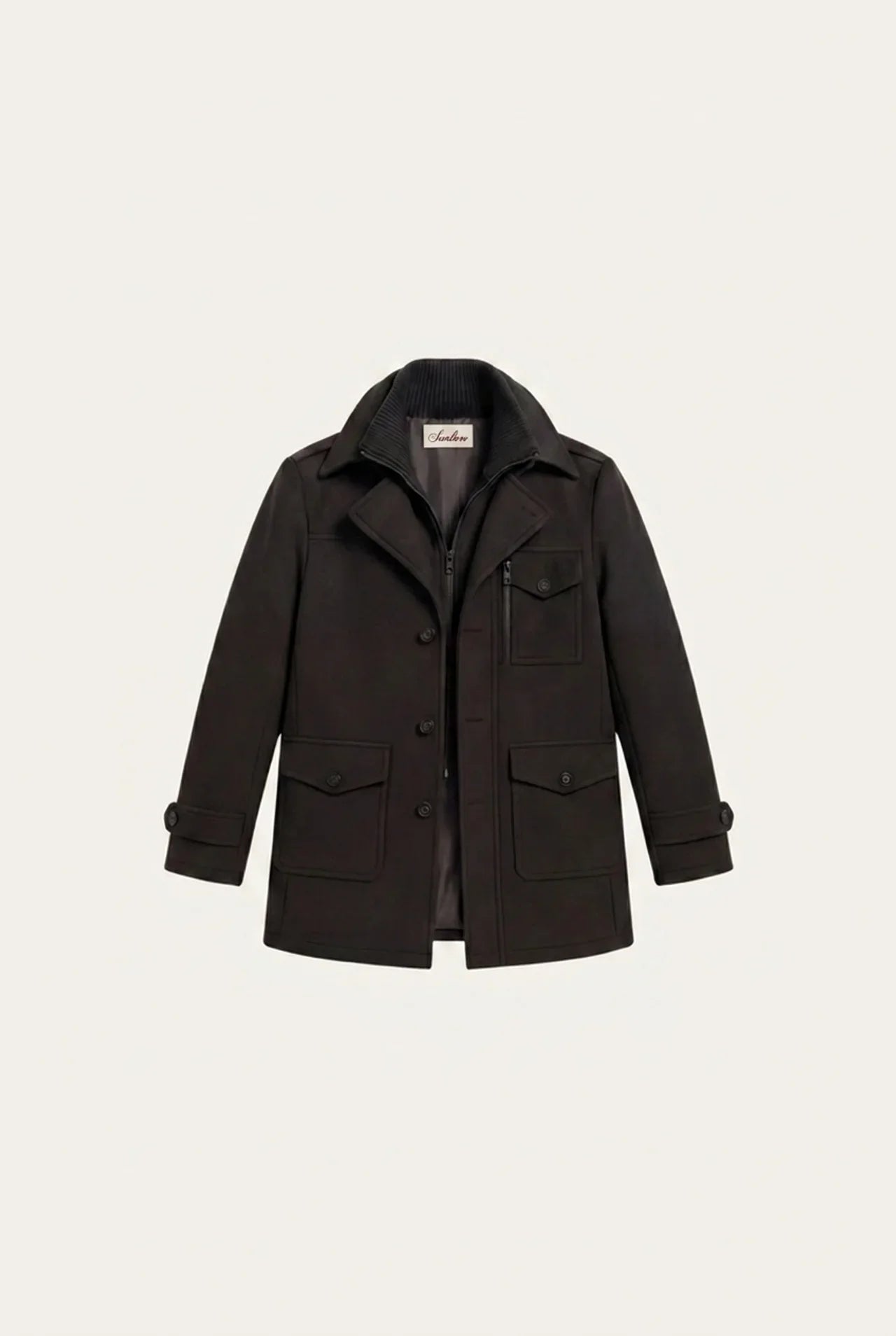 Belluno Field Coat Black