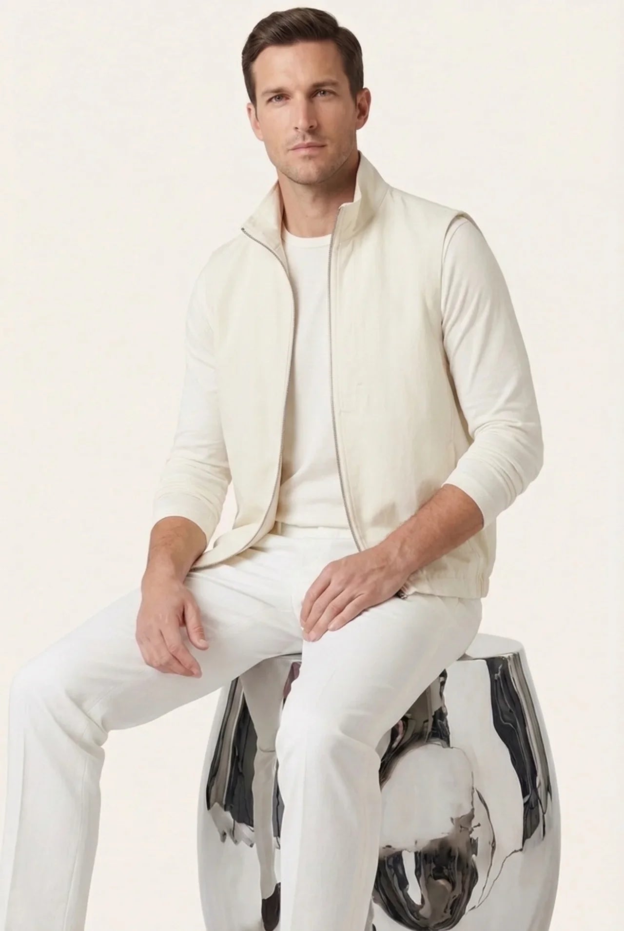 Bergamo Gilet Ivory