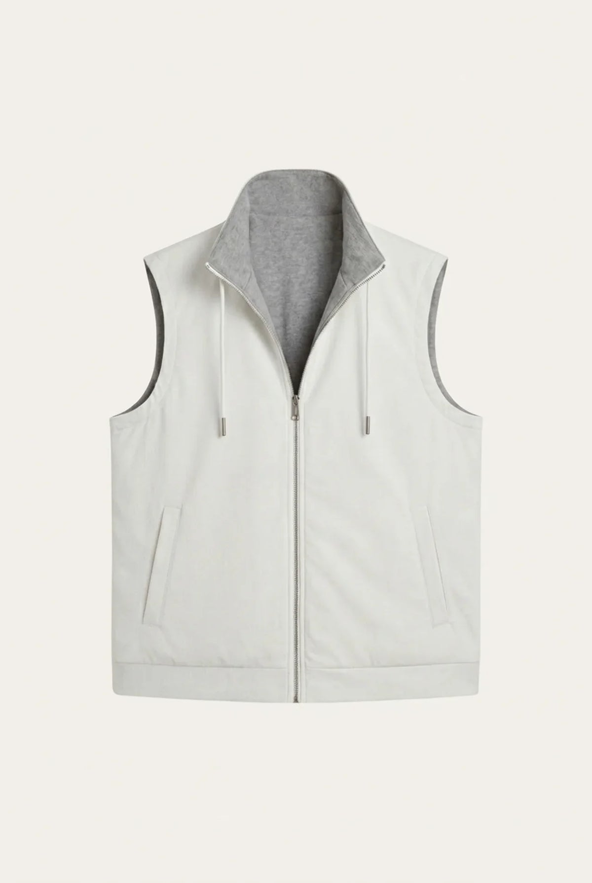 Merano Reversible Vest Ivory
