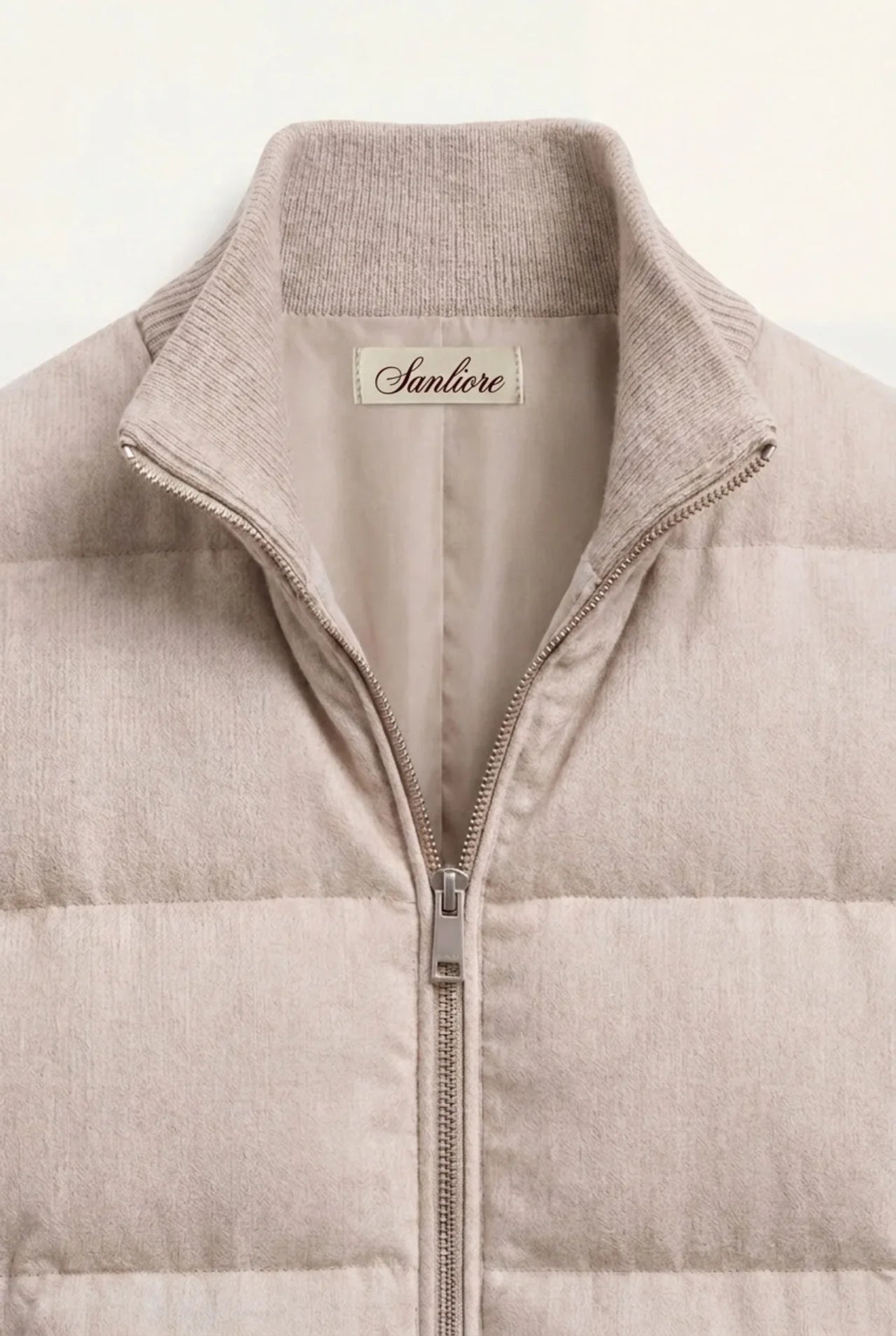 Modena Quilted Knit Jacket Ivory