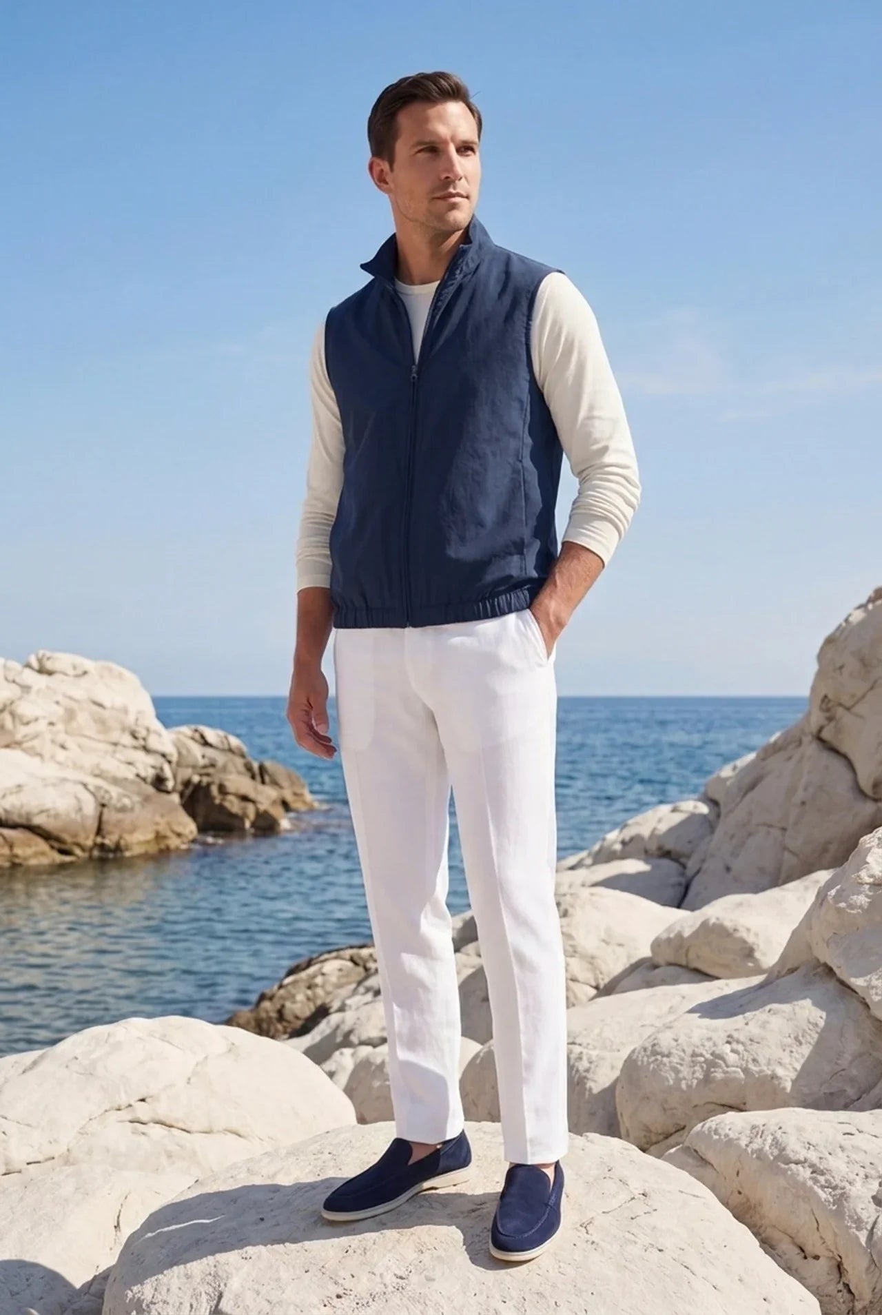 Bergamo Gilet Navy