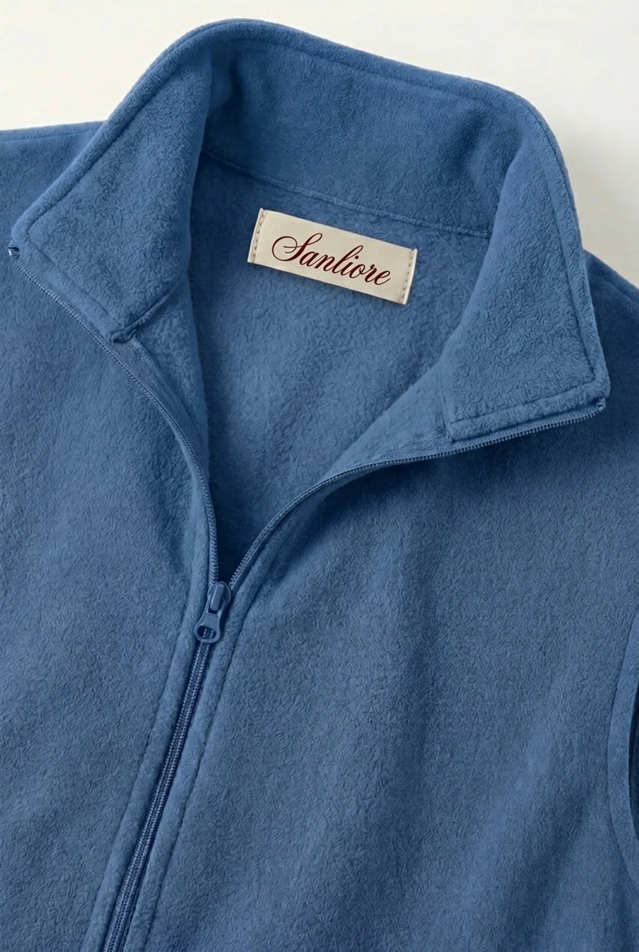 Livigno Brushed Fleece Vest Cobalt