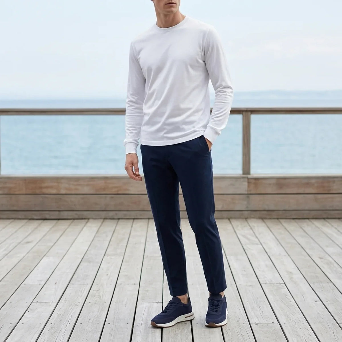 Verona Lustre Longsleeve White