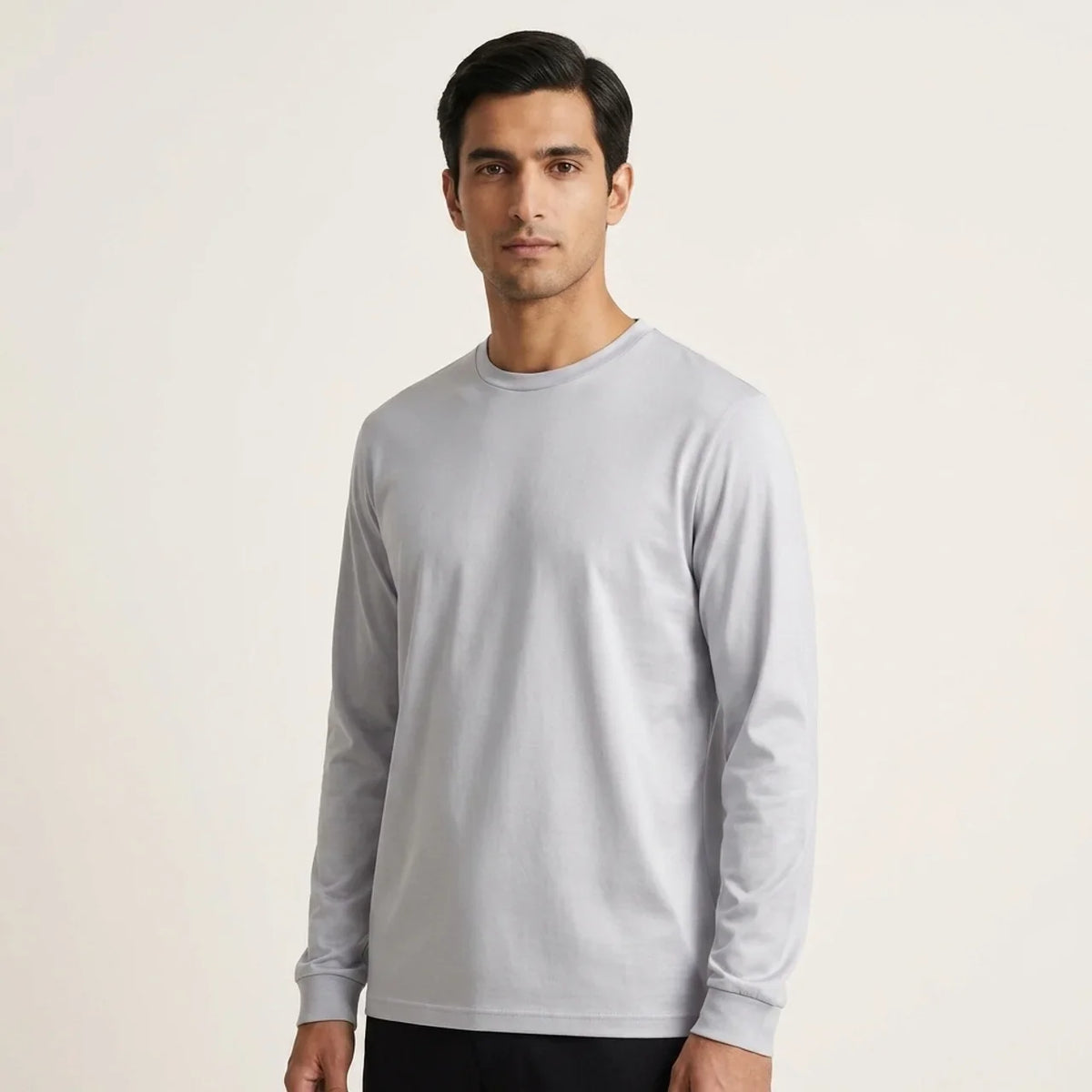 Verona Lustre Longsleeve Light Grey